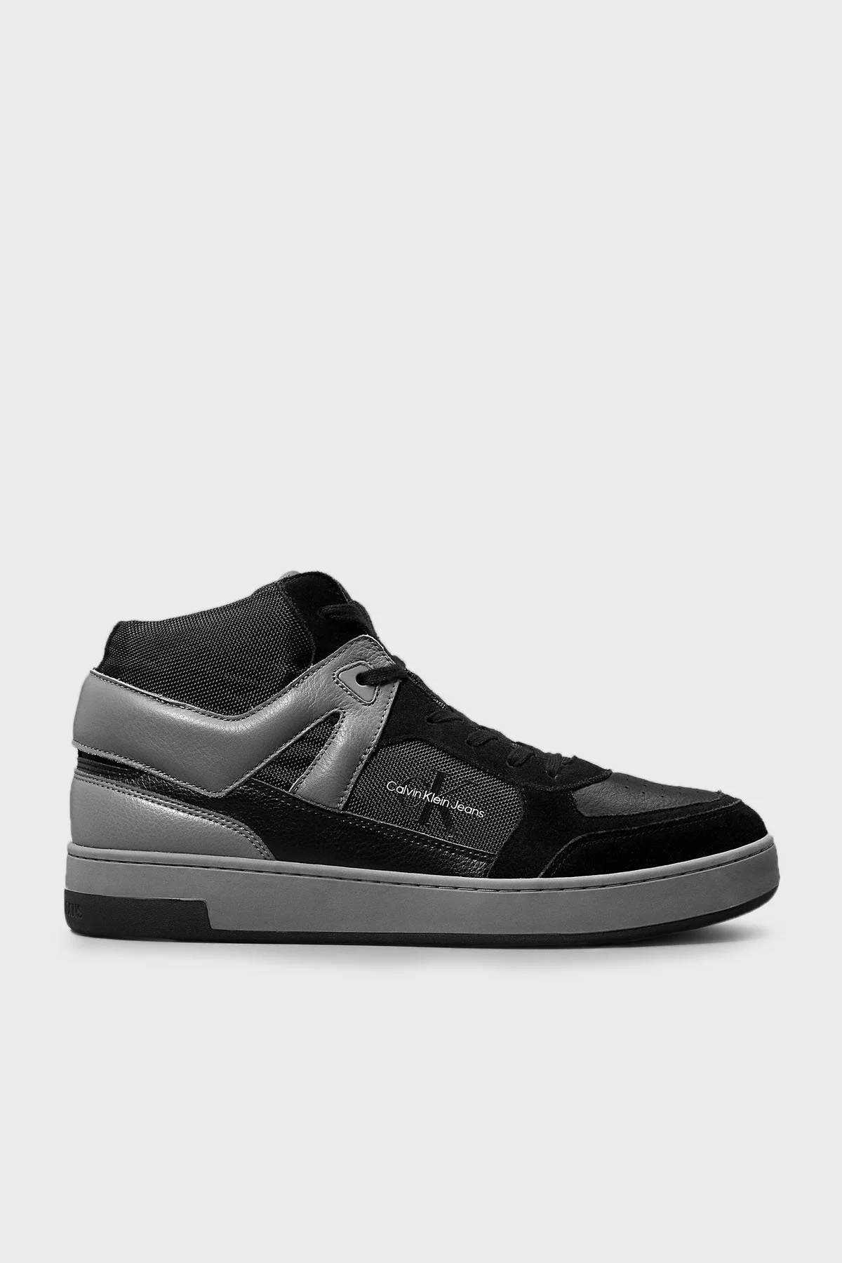 Calvin Klein Bilekli Sneaker YM0YM009950GQ Erkek Ayakkabı YM0YM00995 0GQ SİYAH-GRİ - 1
