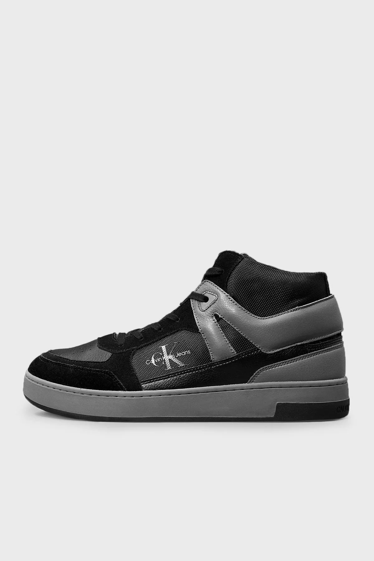 Calvin Klein Bilekli Sneaker YM0YM009950GQ Erkek Ayakkabı YM0YM00995 0GQ SİYAH-GRİ - 2