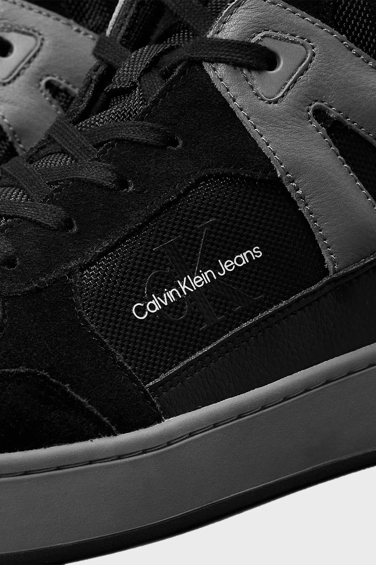 Calvin Klein Bilekli Sneaker YM0YM009950GQ Erkek Ayakkabı YM0YM00995 0GQ SİYAH-GRİ - 7