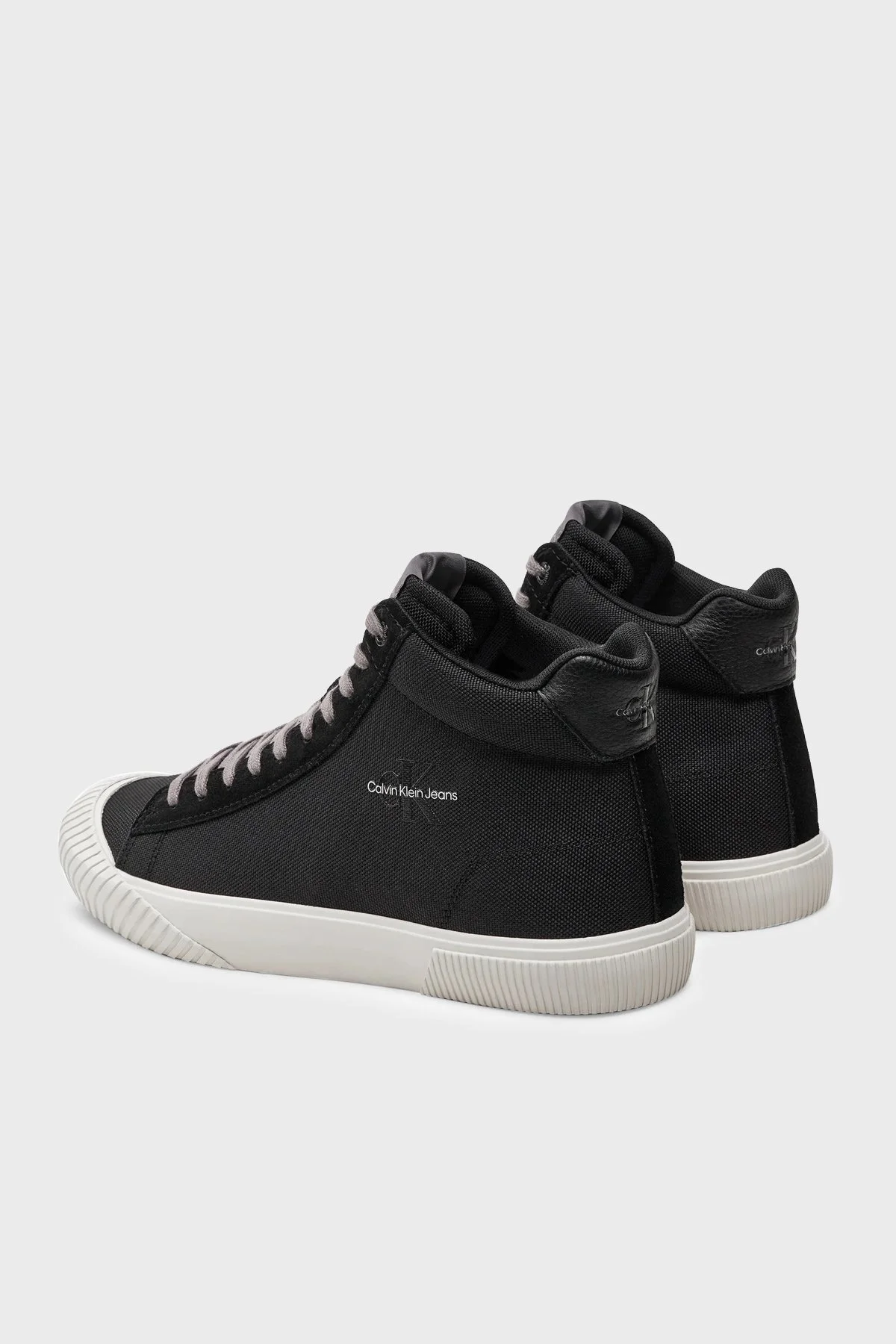 Calvin Klein Bilekli Sneaker YM0YM009990GQ Erkek Ayakkabı YM0YM00999 0GQ SİYAH-BEYAZ - 3