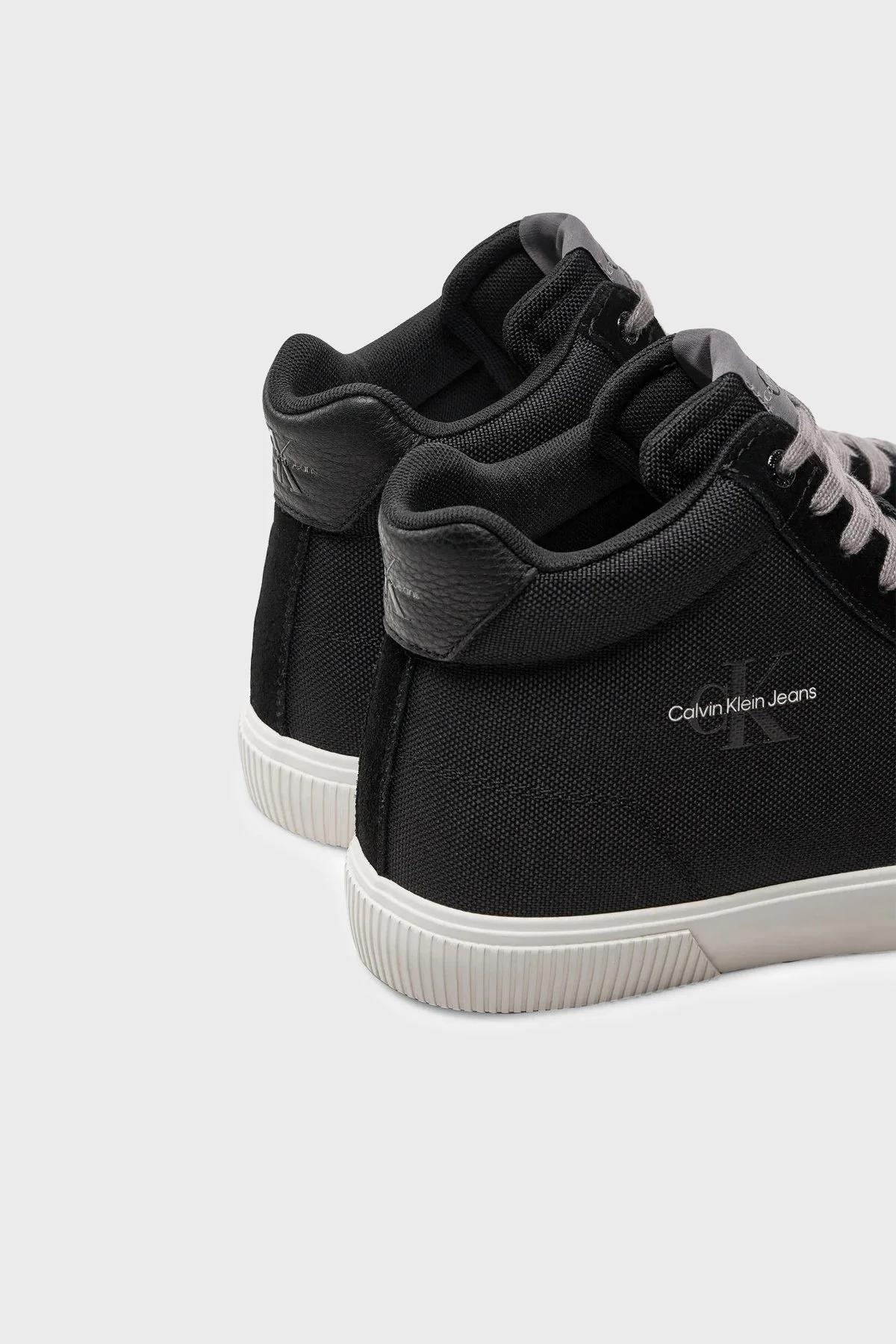 Calvin Klein Bilekli Sneaker YM0YM009990GQ Erkek Ayakkabı YM0YM00999 0GQ SİYAH-BEYAZ - 5