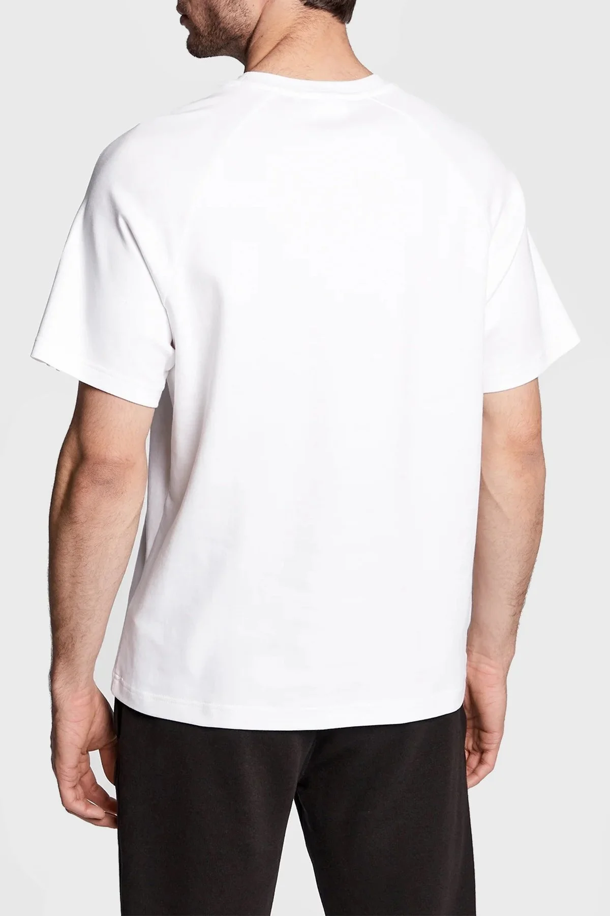 Calvin Klein Bisiklet Yaka % 100 Pamuk Regular Fit Erkek T Shirt K10K110814 YAF BEYAZ - 3
