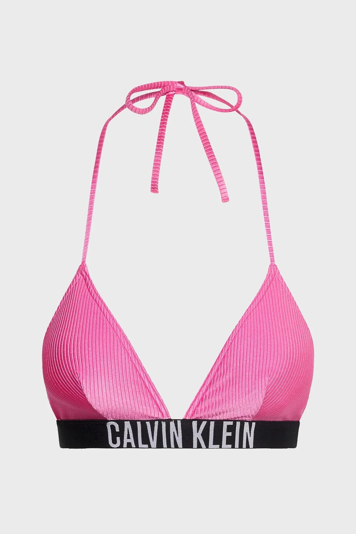 Calvin Klein Boyundan Bağlamalı Fitilli Üçgen KW0KW02387TOZ Bayan Bikini Üstü KW0KW02387 TOZ PEMBE - 5
