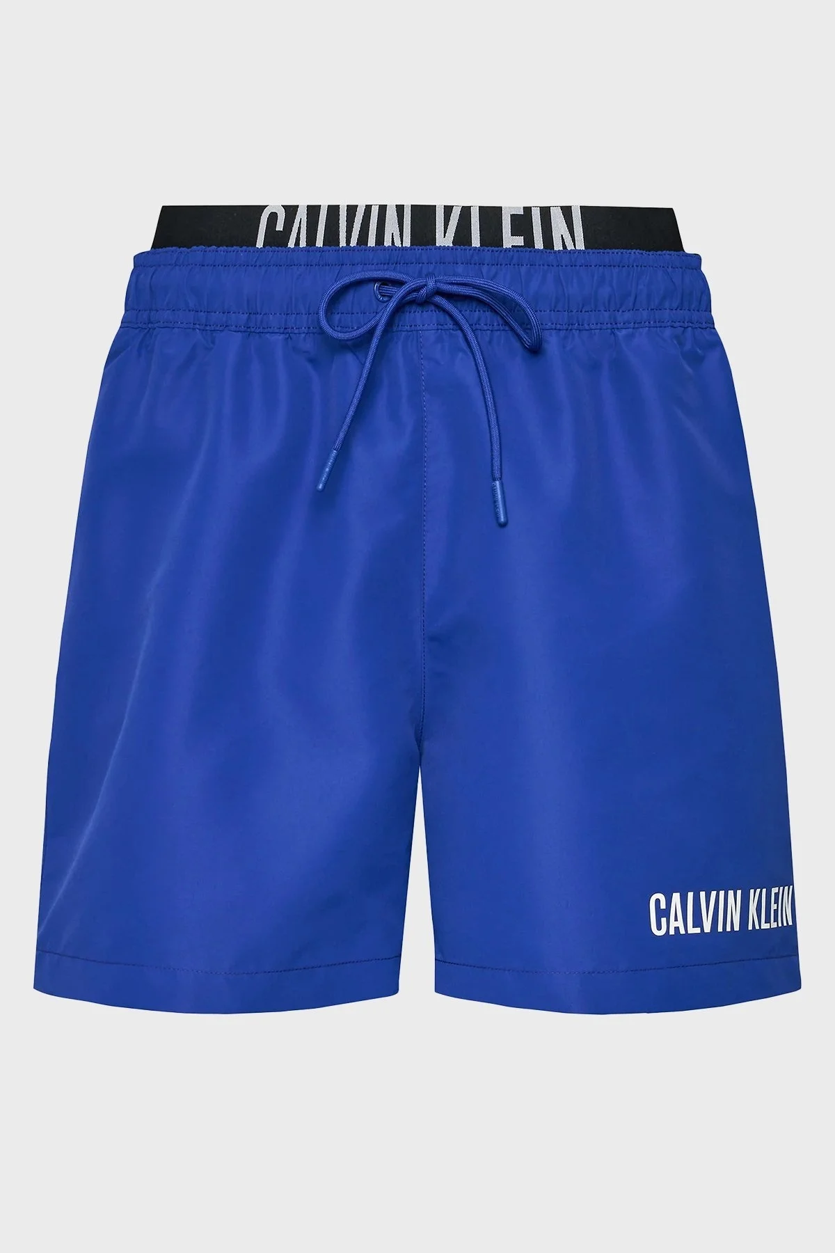 Calvin Klein Çift Bel Detaylı Deniz Şortu Belden Bağlamalı KM0KM00992C7N Erkek Mayo Short KM0KM00992 C7N SAKS - 10