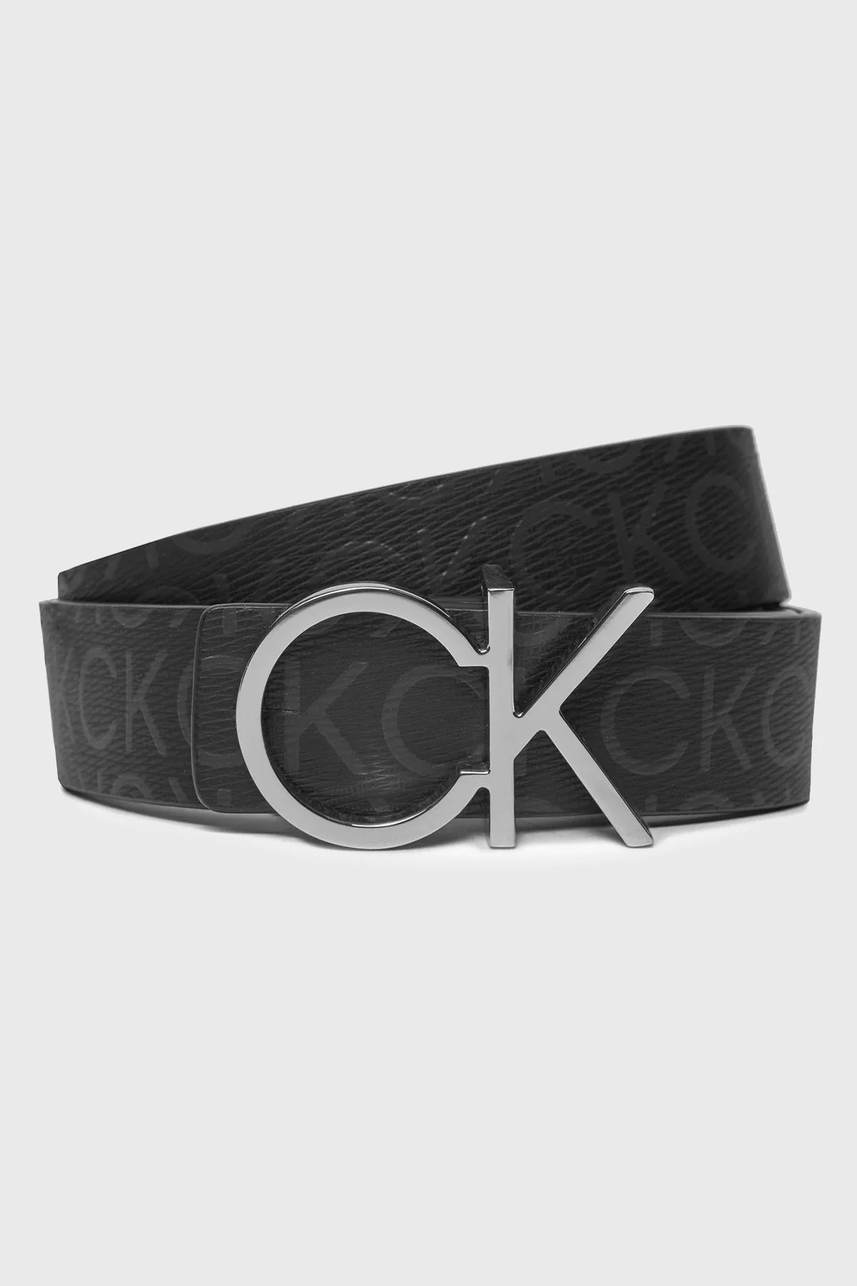 Calvin Klein Çift Taraflı Logolu Deri K60K6119010GJ Bayan Kemer K60K611901 0GJ SİYAH - 1