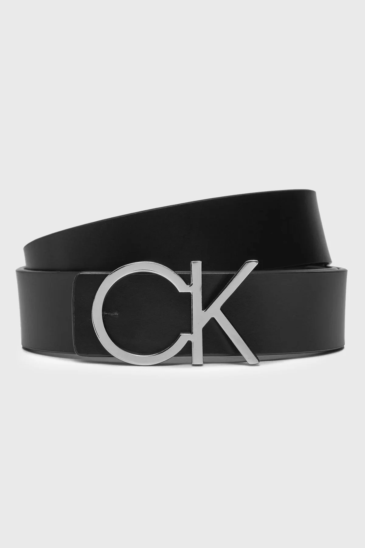 Calvin Klein Çift Taraflı Logolu Deri K60K6119010GJ Bayan Kemer K60K611901 0GJ SİYAH - 3