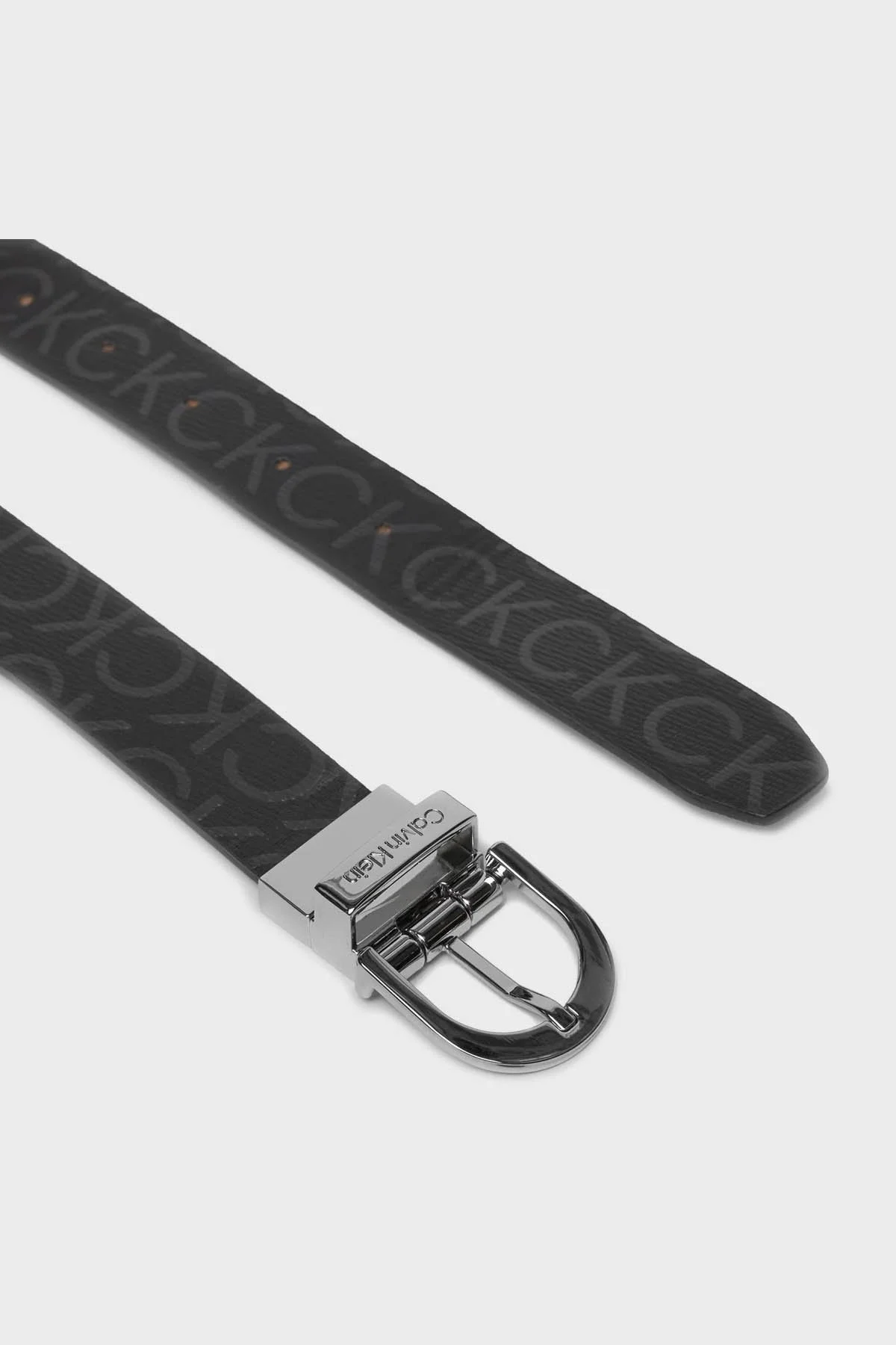 Calvin Klein Çift Taraflı Logolu K60K6099810GJ Bayan Kemer K60K609981 0GJ SİYAH - 3