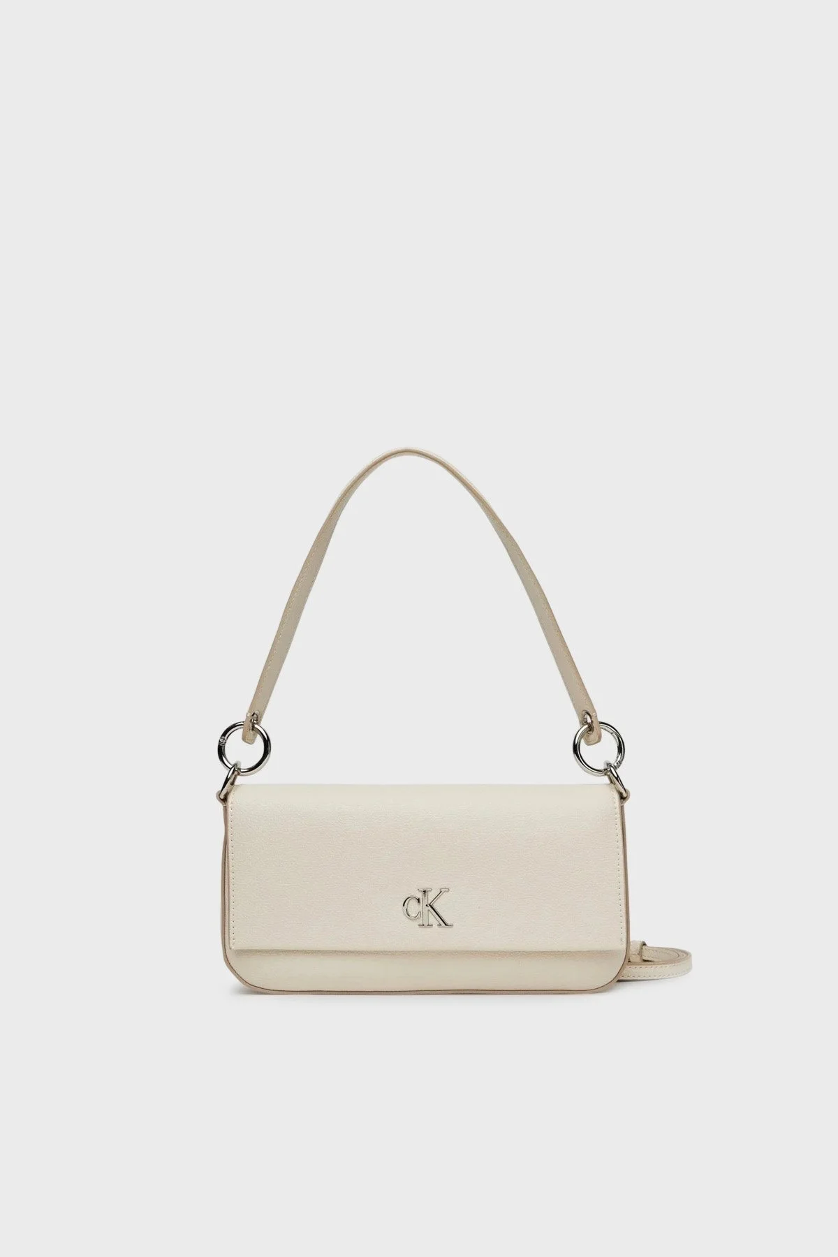 Calvin Klein Çıkarılabilir Askılı LV04K3161G67U Bayan Çanta LV04K3161G 67U EKRU - 1