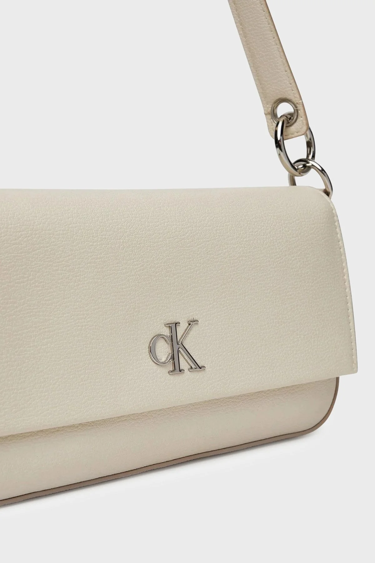 Calvin Klein Çıkarılabilir Askılı LV04K3161G67U Bayan Çanta LV04K3161G 67U EKRU - 4