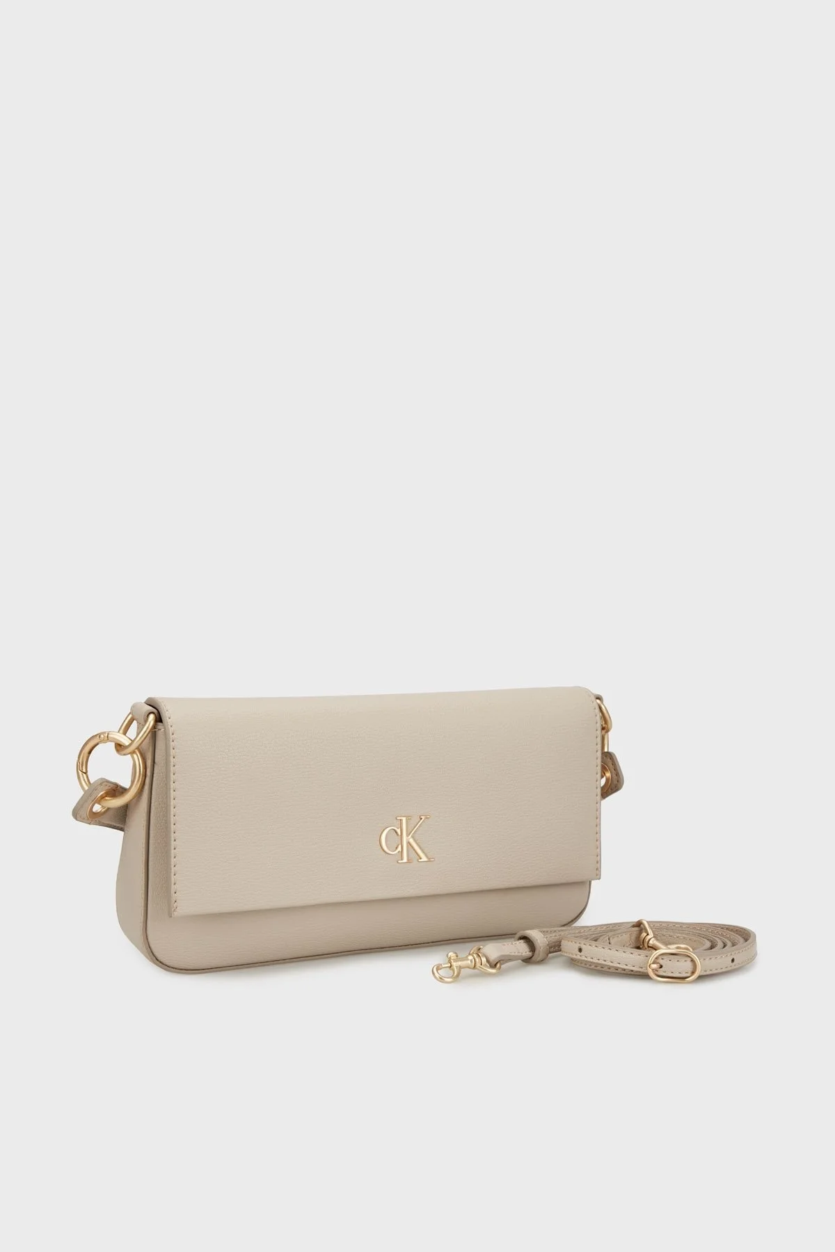 Calvin Klein Çıkarılabilir Askılı LV04K3161GRMU Bayan Çanta LV04K3161G RMU BEJ - 3