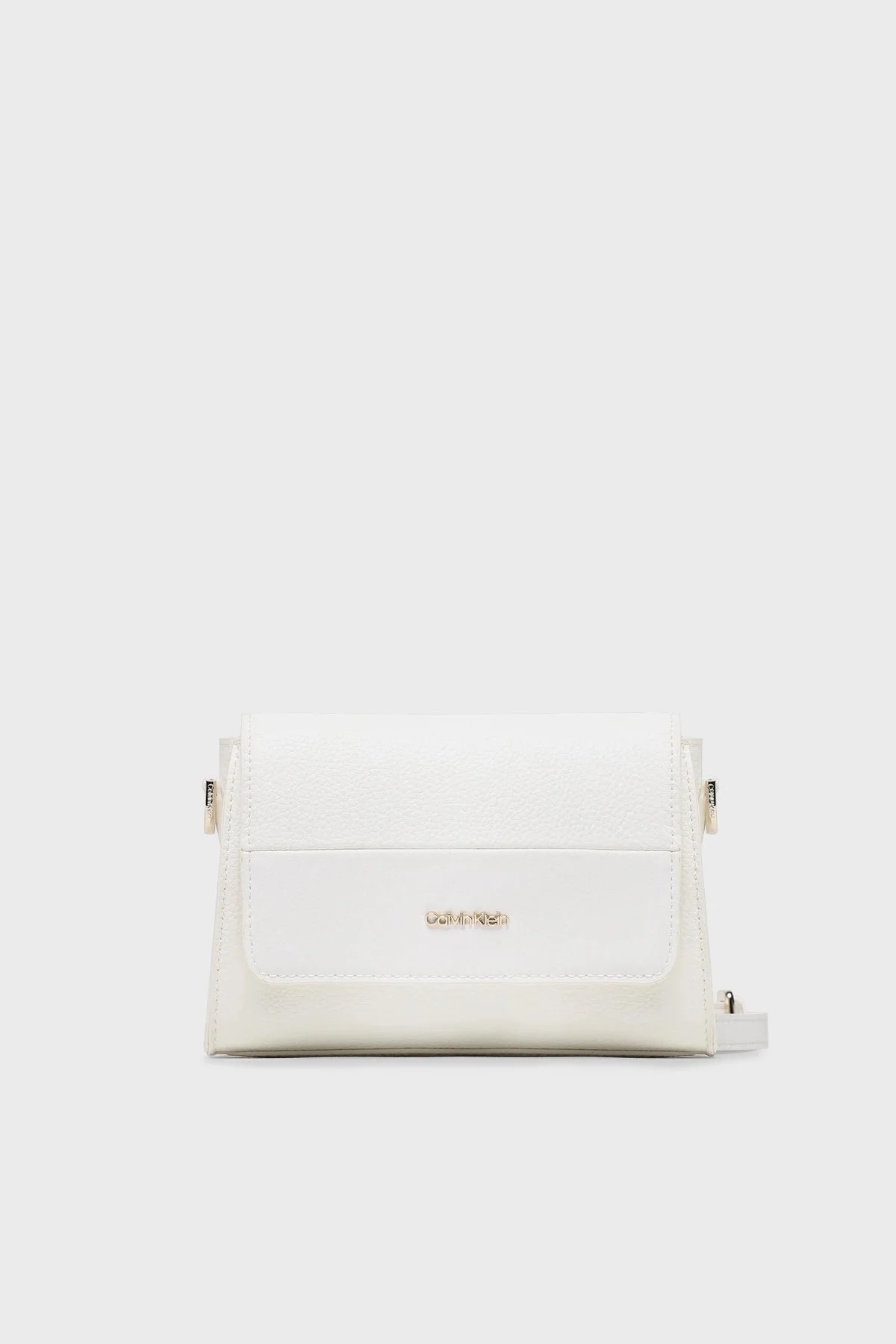 Calvin Klein Çıkarılabilir Çapraz Askılı K60K610437YAF Bayan Çanta K60K610437 YAF BEYAZ - 1