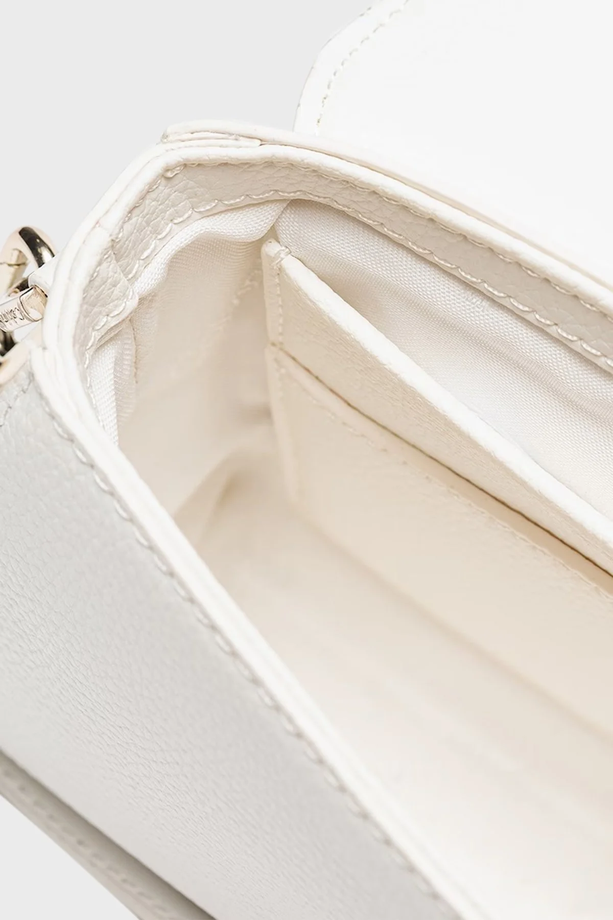 Calvin Klein Çıkarılabilir Çapraz Askılı K60K610437YAF Bayan Çanta K60K610437 YAF BEYAZ - 5