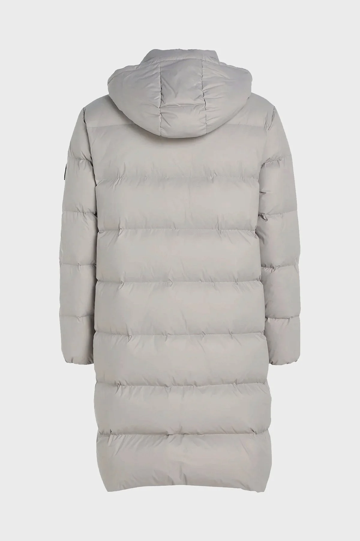 Calvin Klein Çıkarılabilir Kapüşonlu Regular Fit Uzun Şişme J30J324056PEE Erkek Mont J30J324056 PEE GRİ - 5