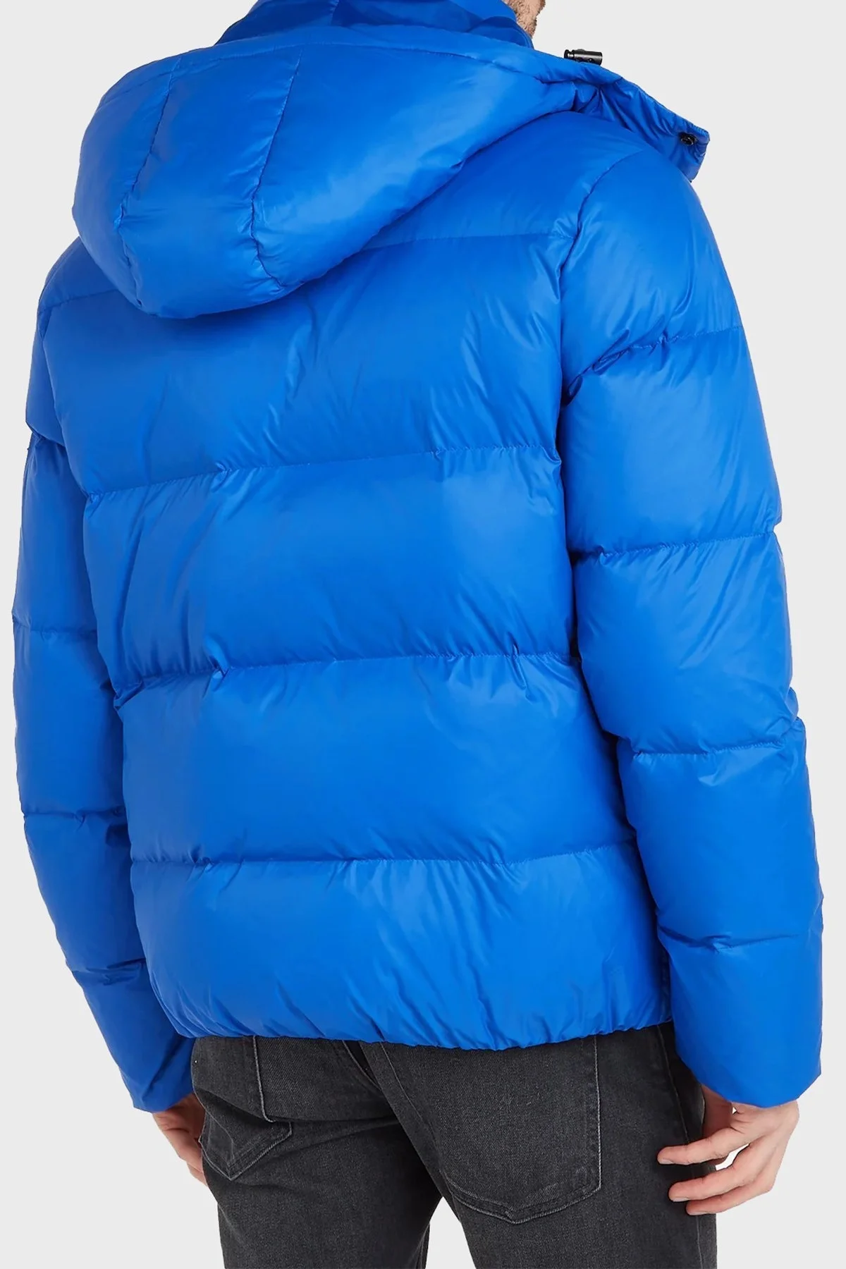 Calvin Klein Çıkarılabilir Kapüşonlu Suya Dayanıklı Regular Fit J30J323468C6X Erkek Mont J30J323468 C6X MAVİ - 2