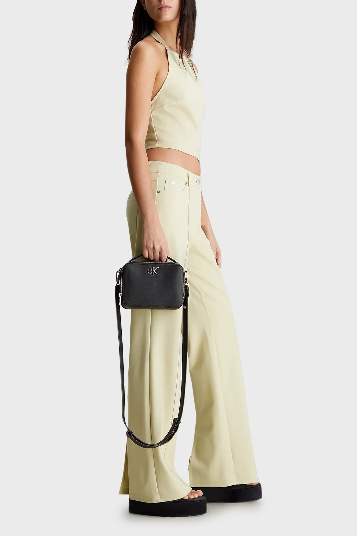 Calvin Klein Çıkarılabilir Uzatma Askılı K60K611958BEH Bayan Çanta K60K611958 BEH SİYAH - 2