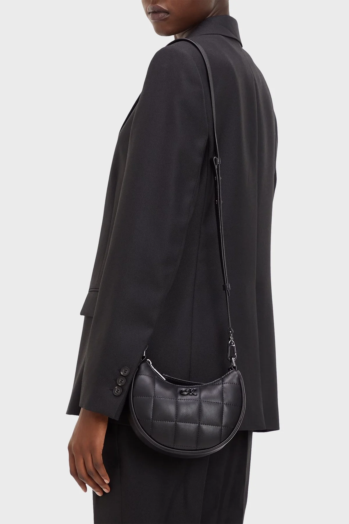 Calvin Klein Çıkarılabilir Uzatma Askılı Mini K60K610442BAX Bayan Çanta K60K610442 BAX SİYAH - 2