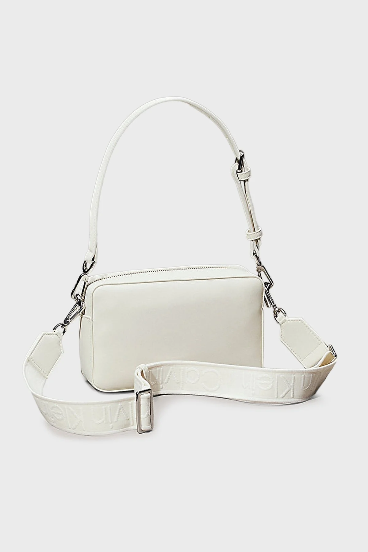 Calvin Klein Çıkarılabilir ve Ayarlanabilir Çift Askılı K60K61290167U Bayan Çanta K60K612901 67U EKRU - 2