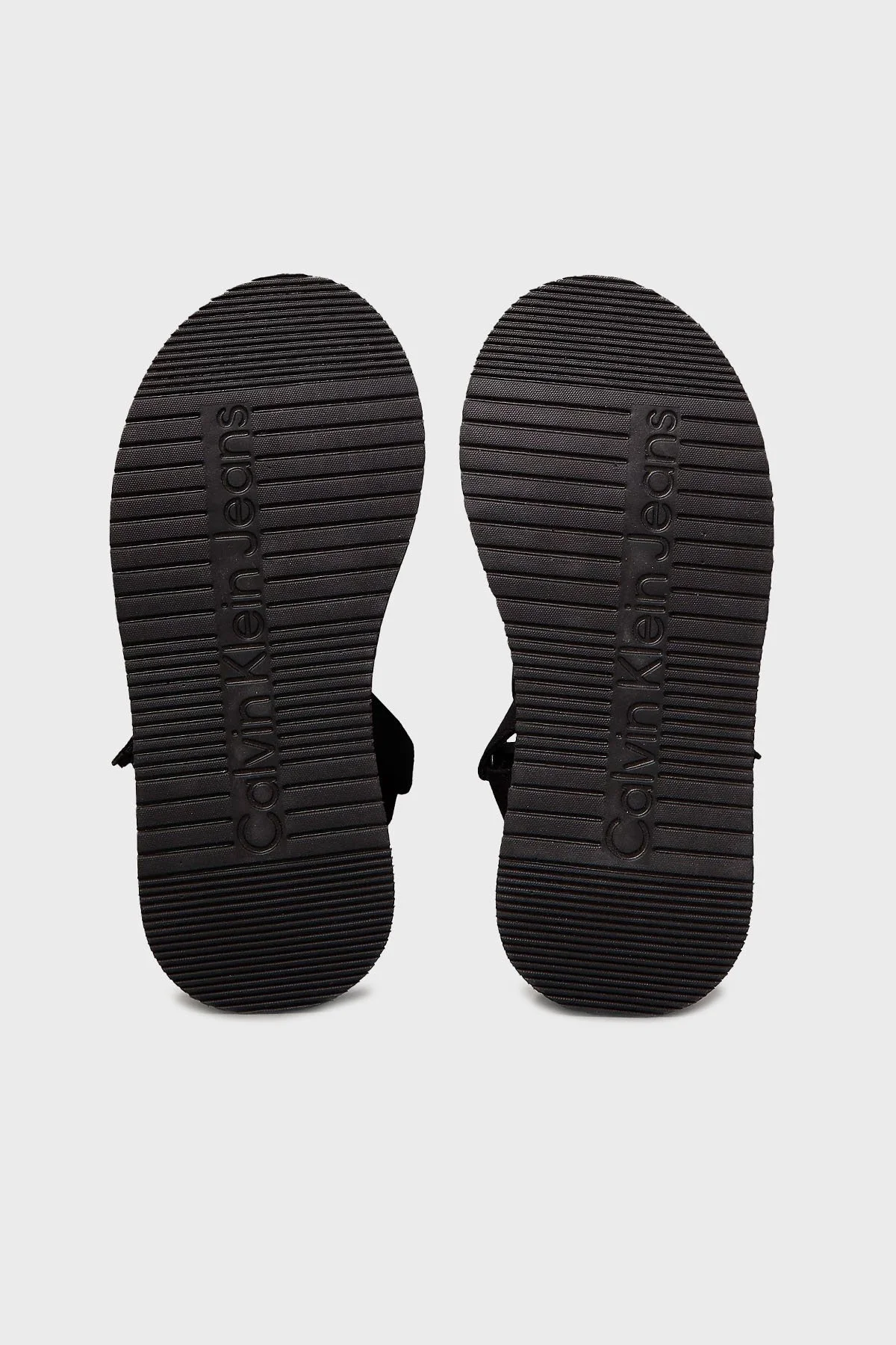 Calvin Klein Cırt Cırt Kayışlı Logolu YW0YW016930GJ Bayan Sandalet YW0YW01693 0GJ SİYAH - 14