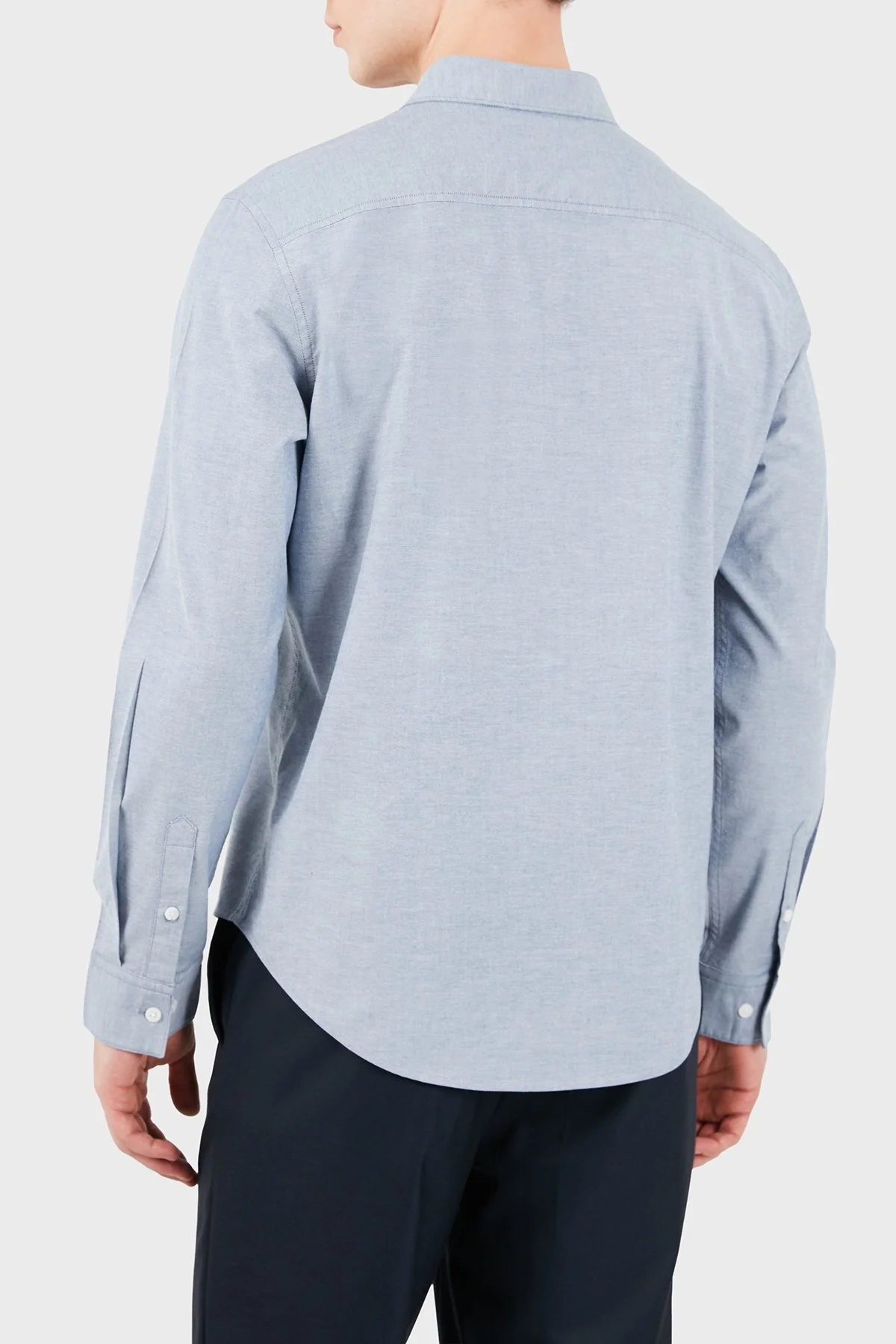 Calvin Klein Çizgili Regular Fit Düğmeli LV140EM1255MA Erkek Gömlek LV140EM125 5MA Açık mavi - 9