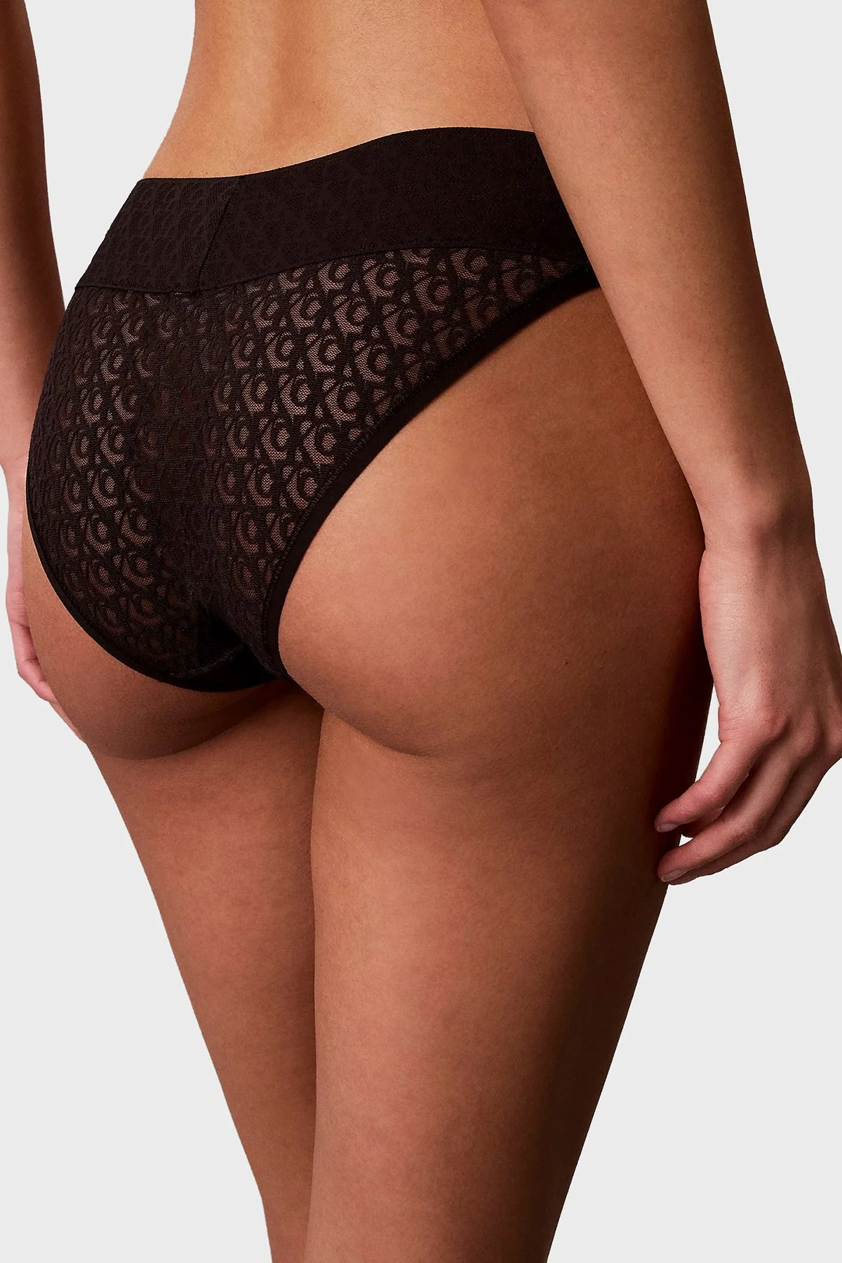 Calvin Klein Dantelli Düşük Bel 3 Pack Külot LV00QD5305FBS Bayan 3 Lü Külot LV00QD5305 FBS SİYAH PEMBE FUŞYA - 4