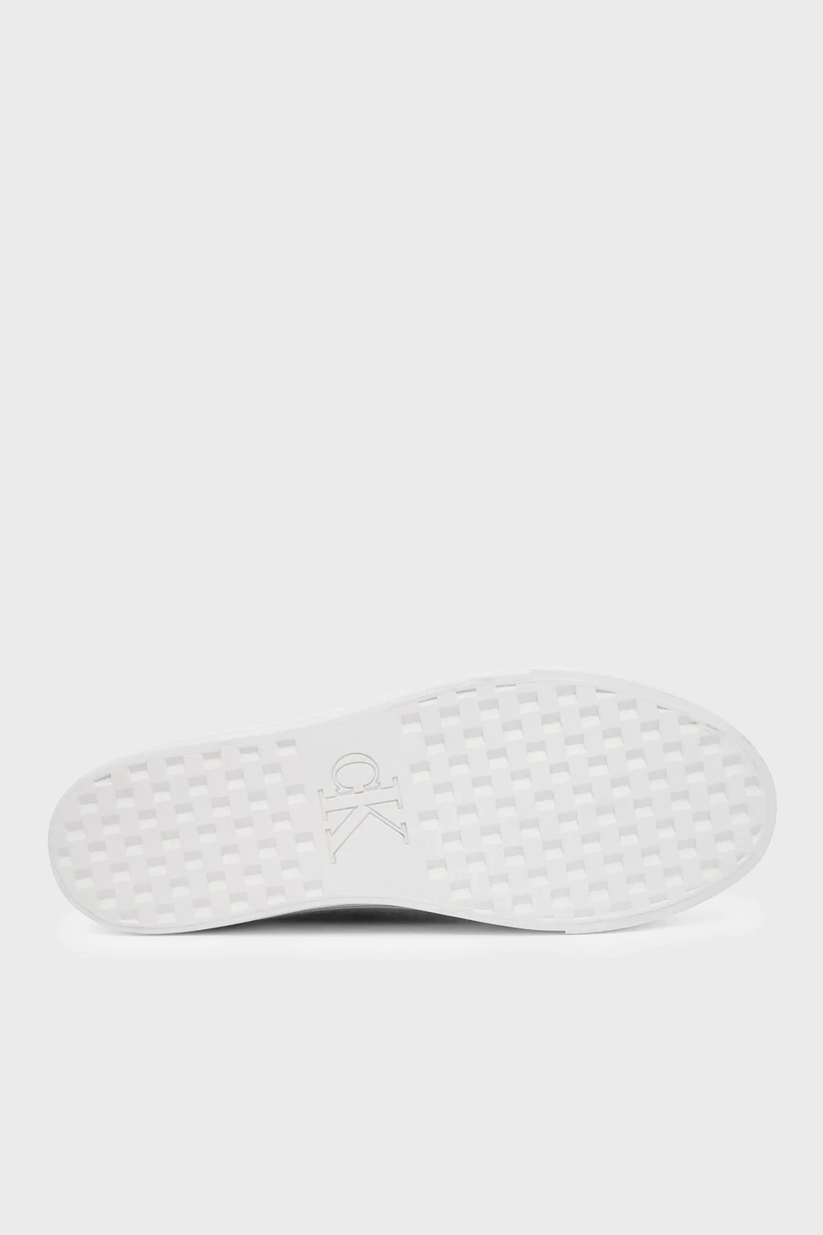 Calvin Klein Deri Karışımlı Logolu Sneaker HW0HW03088BEH Kadın Ayakkabı HW0HW03088 BEH SİYAH - 5