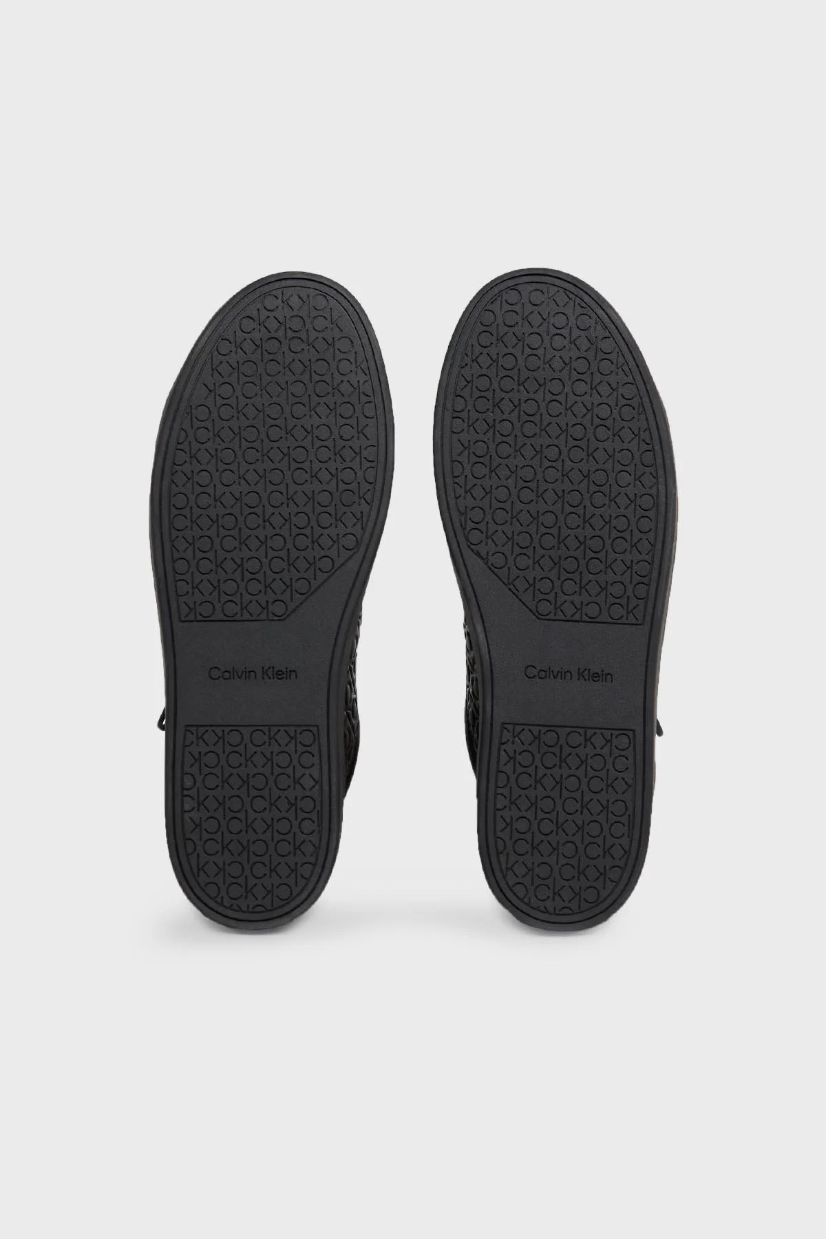 Calvin Klein Deri Logo Baskılı Yandan Fermuarlı HM0HM011880GL Erkek Ayakkabı HM0HM01188 0GL SİYAH - 6