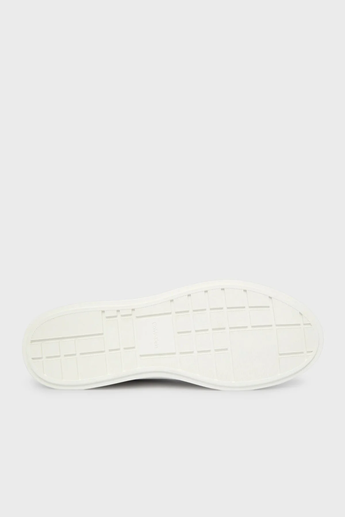 Calvin Klein Deri Logolu Bağcıklı Sneaker HW0HW0284501W Bayan Ayakkabı HW0HW02845 01W BEYAZ - 6