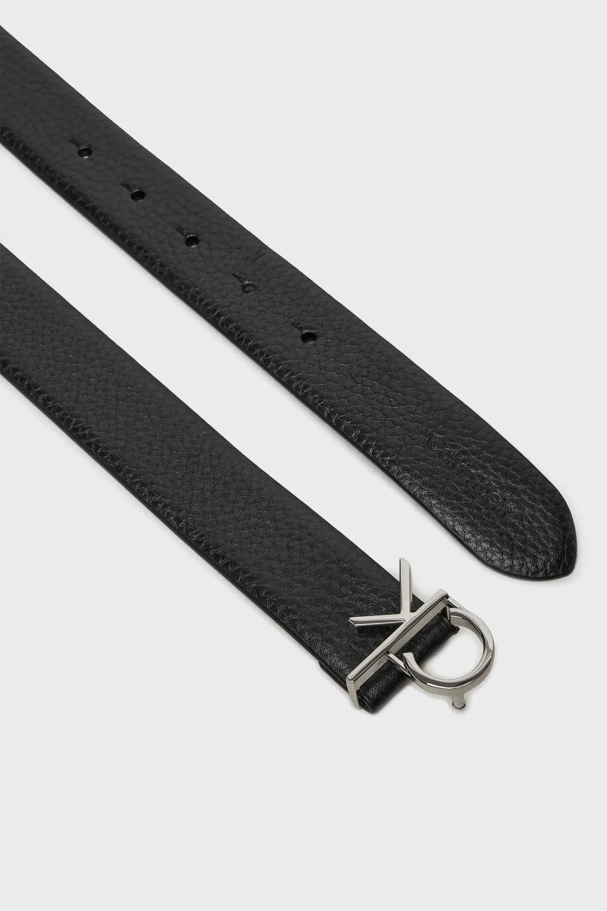 Calvin Klein Deri Logolu K60K613073BEH Bayan Kemer K60K613073 BEH SİYAH - 2