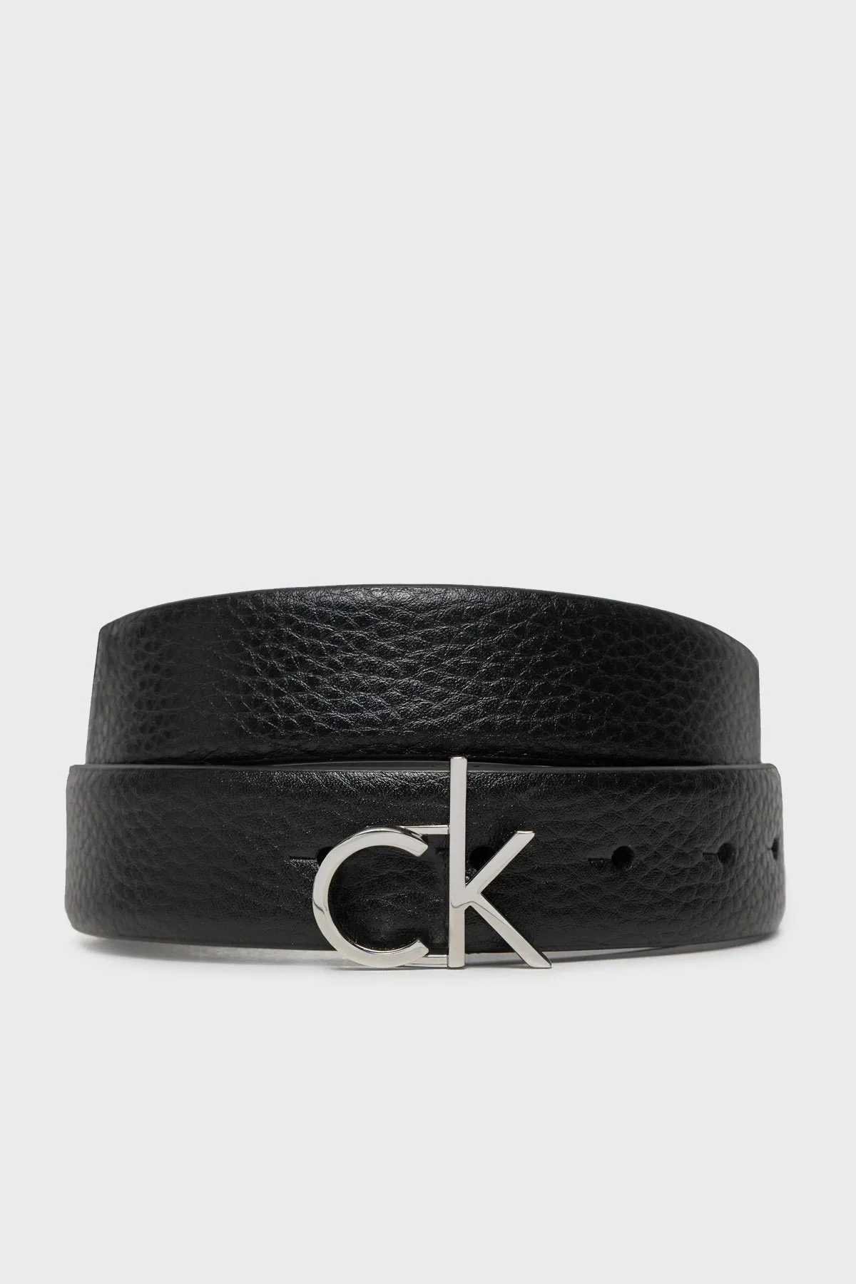 Calvin Klein Deri Logolu K60K613073BEH Bayan Kemer K60K613073 BEH SİYAH - 1
