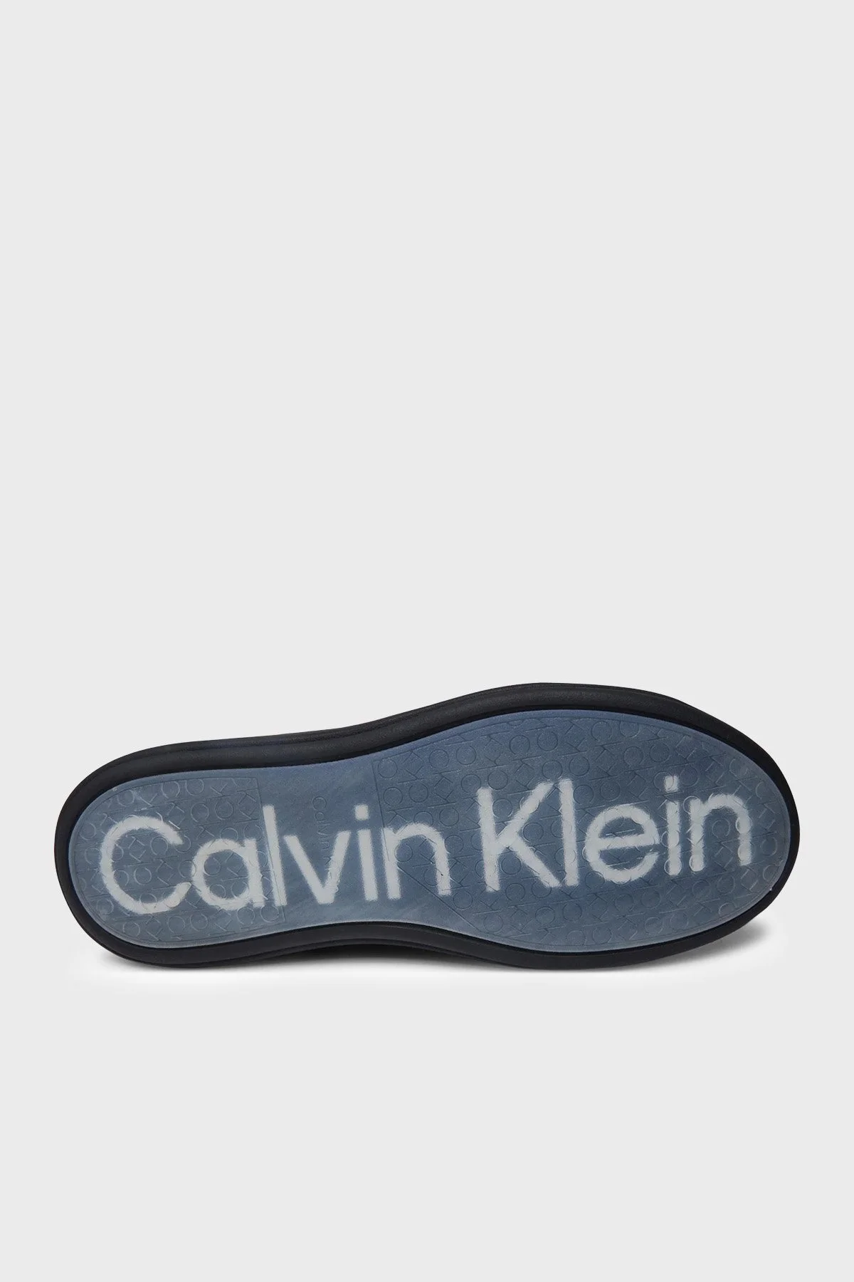 Calvin Klein Deri Logolu Kalın Taban Sneaker HM0HM010160GJ Erkek Ayakkabı HM0HM01016 0GJ Siyah - 6