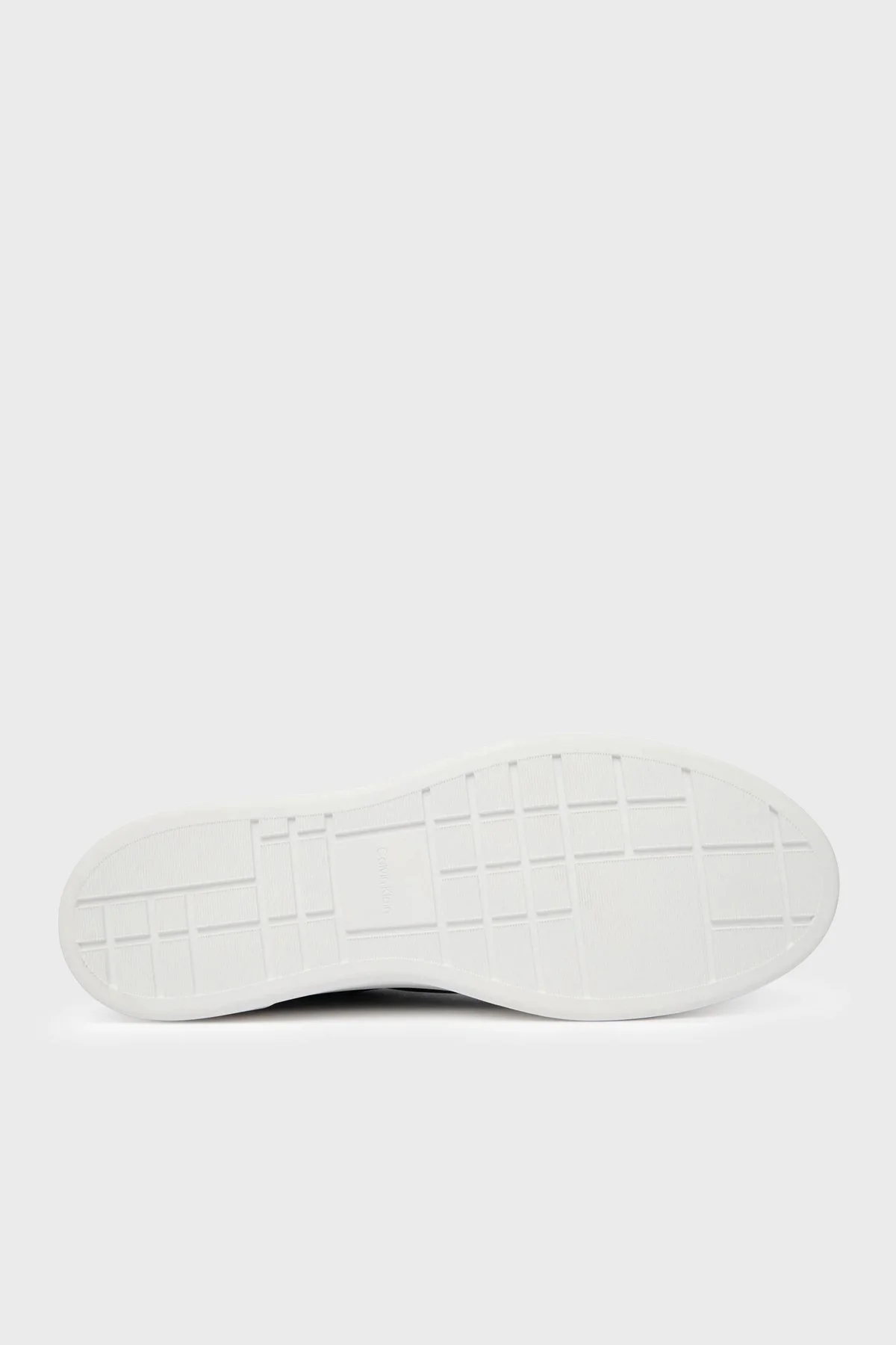 Calvin Klein Deri Logolu Kalın Tabanlı Sneaker YM0YM01460BAI Erkek Ayakkabı YM0YM01460 BAI SİYAH - 6