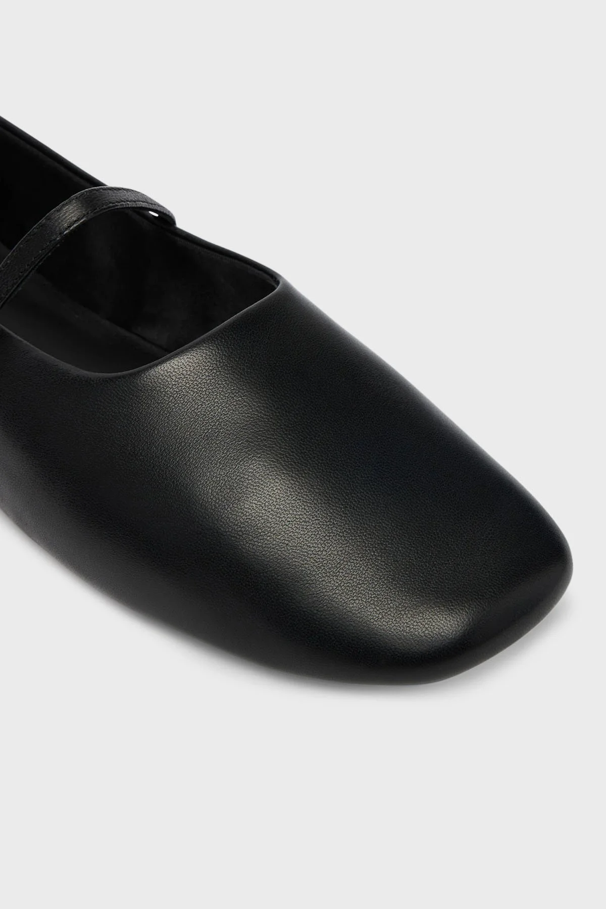 Calvin Klein Deri Logolu Kare Burun HW0HW02847BEH Bayan Babet HW0HW02847 BEH SİYAH - 5