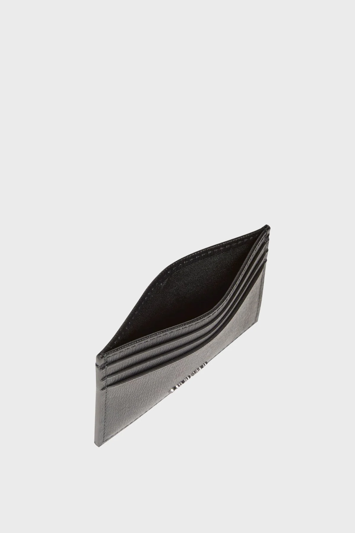 Calvin Klein Deri Logolu LV04D1070GUB1 Erkek Kartlık LV04D1070G UB1 SİYAH - 3