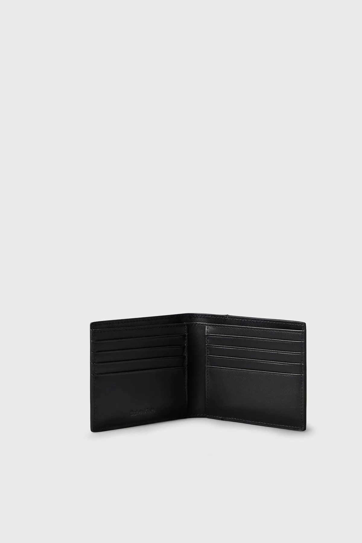 Calvin Klein Deri Logolu LV04D1322GUB1 Erkek Cüzdan LV04D1322G UB1 Siyah - 3