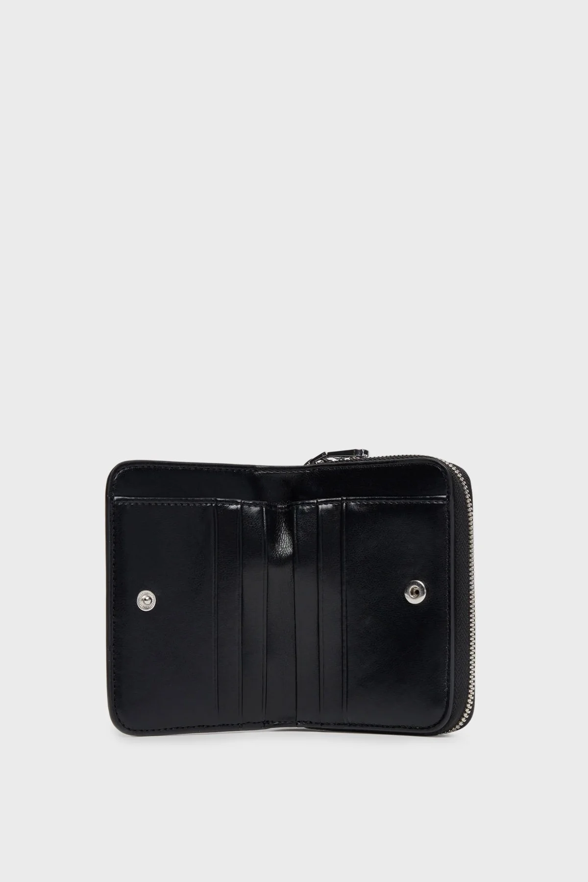 Calvin Klein Deri Logolu LV04F1067GUB1 Bayan Cüzdan LV04F1067G UB1 SİYAH - 4