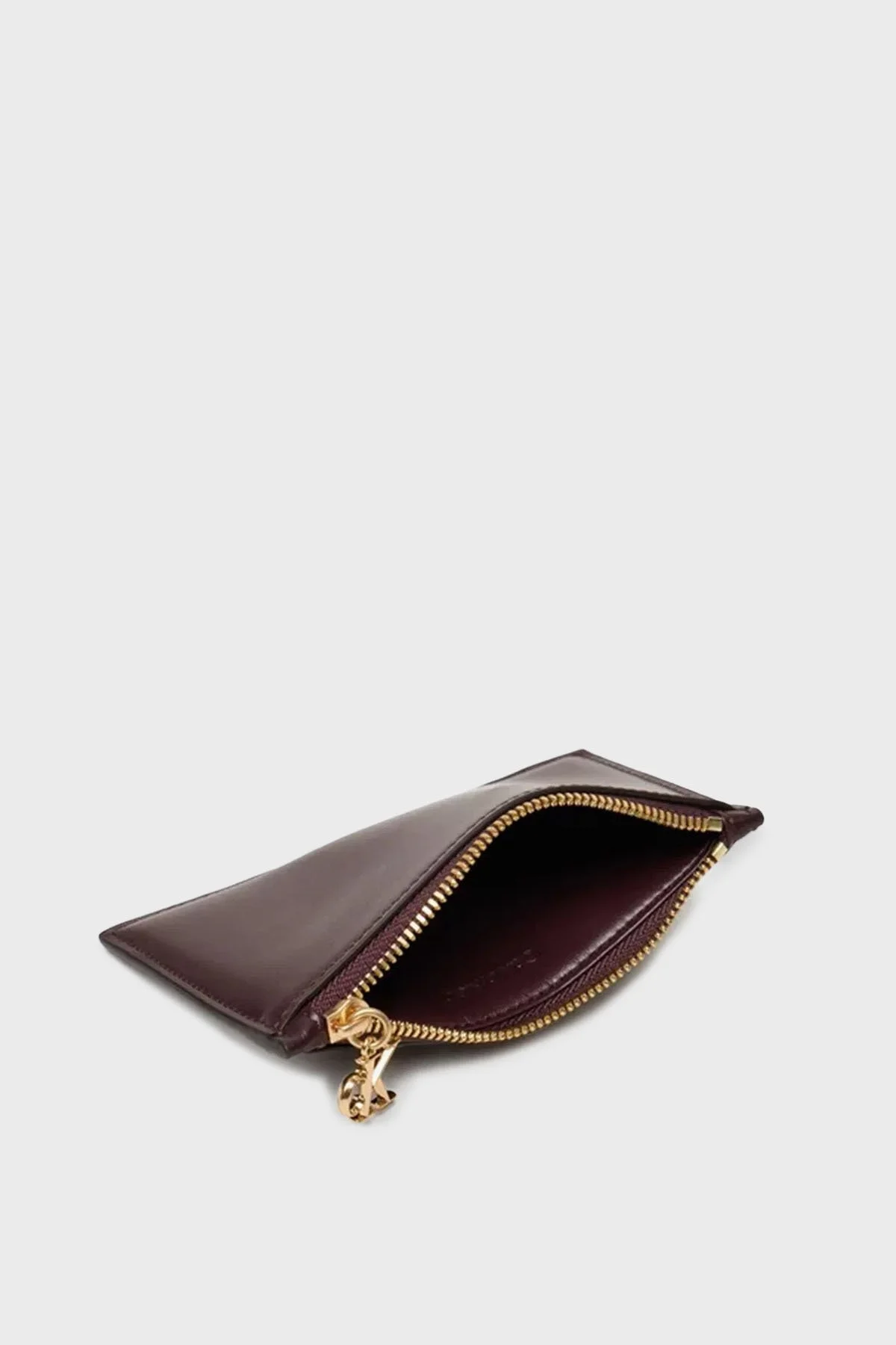 Calvin Klein Deri Logolu LV04F1076GBAP Bayan Kartlık LV04F1076G BAP KOYU KAHVE - 6