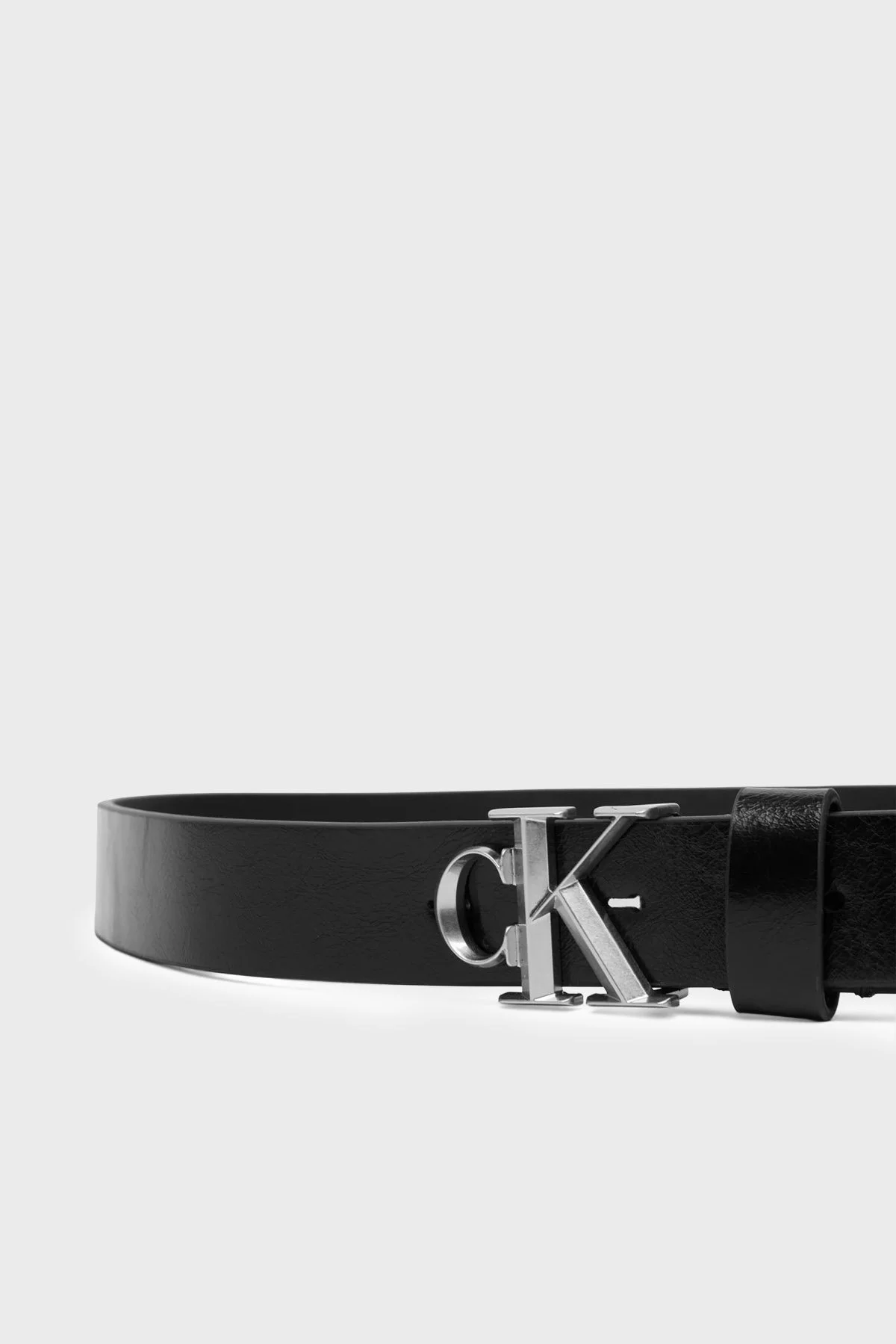 Calvin Klein Deri Logolu LV04F7122GR3H Kadın Kemer LV04F7122G R3H SİYAH - 3