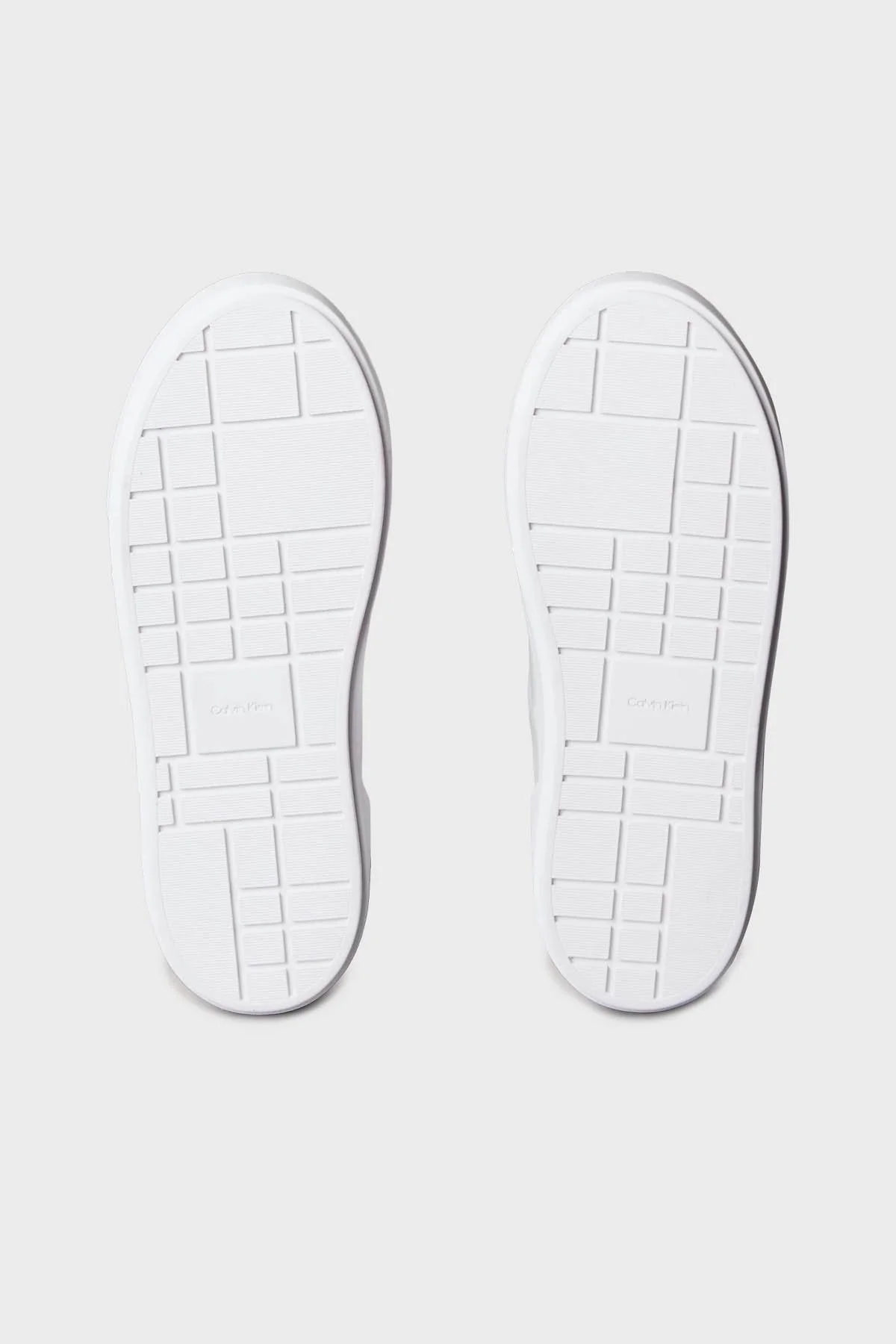 Calvin Klein Deri Logolu Platform Sneaker YW0YW0192801W Bayan Ayakkabı YW0YW01928 01W BEYAZ-SİYAH - 6