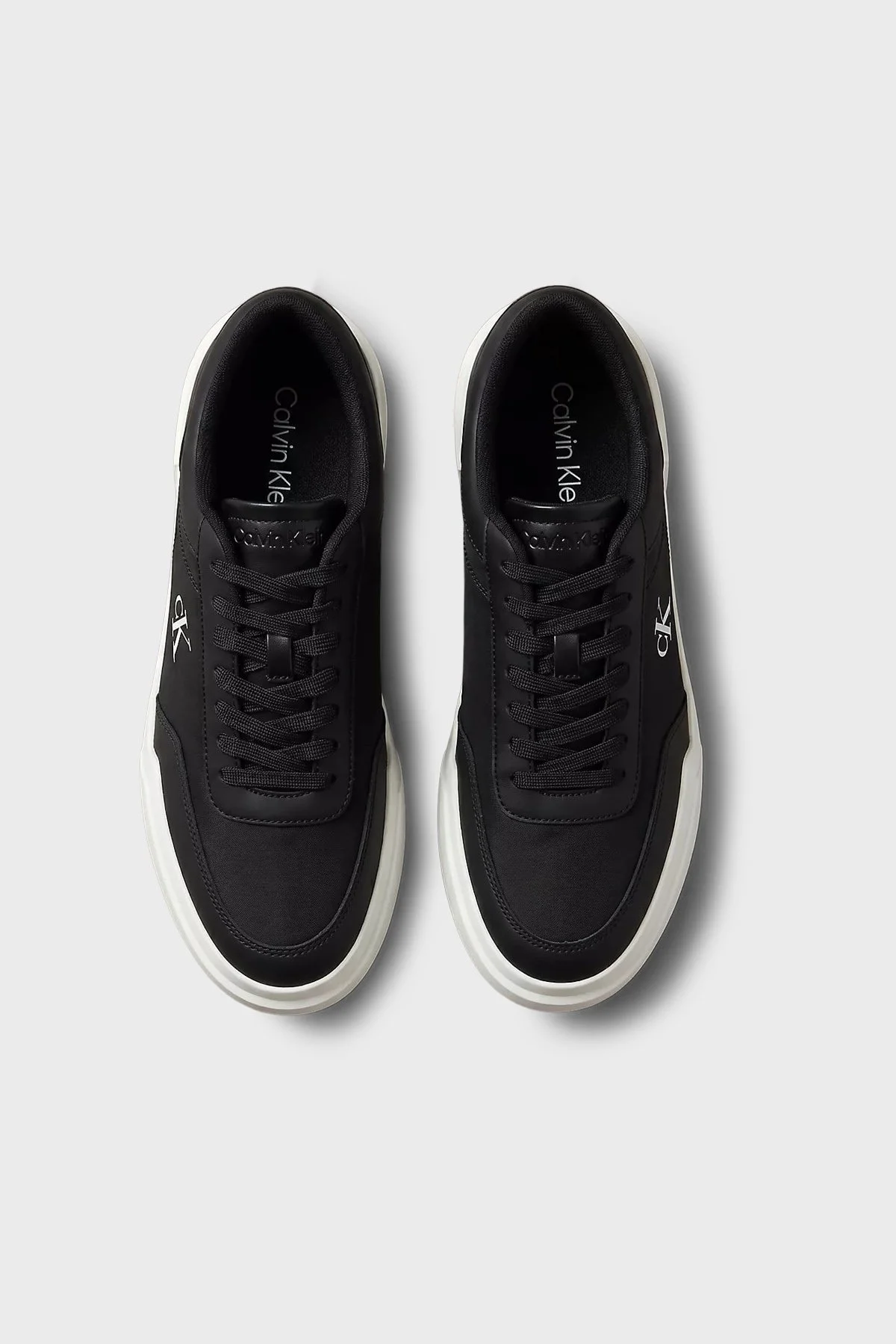 Calvin Klein Deri Logolu Sneaker HM0HM02326BEH Erkek Ayakkabı HM0HM02326 BEH Siyah - 3