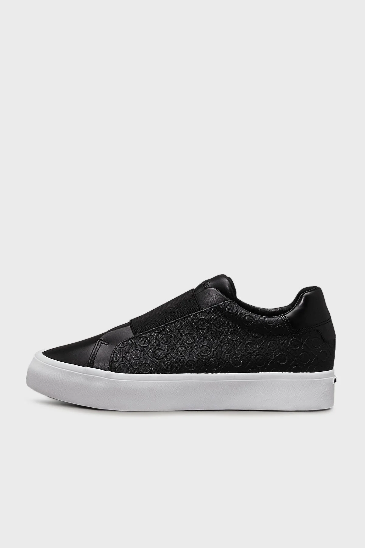 Calvin Klein Deri Logolu Sneaker HW0HW02219BEH Bayan Ayakkabı HW0HW02219 BEH SİYAH - 2
