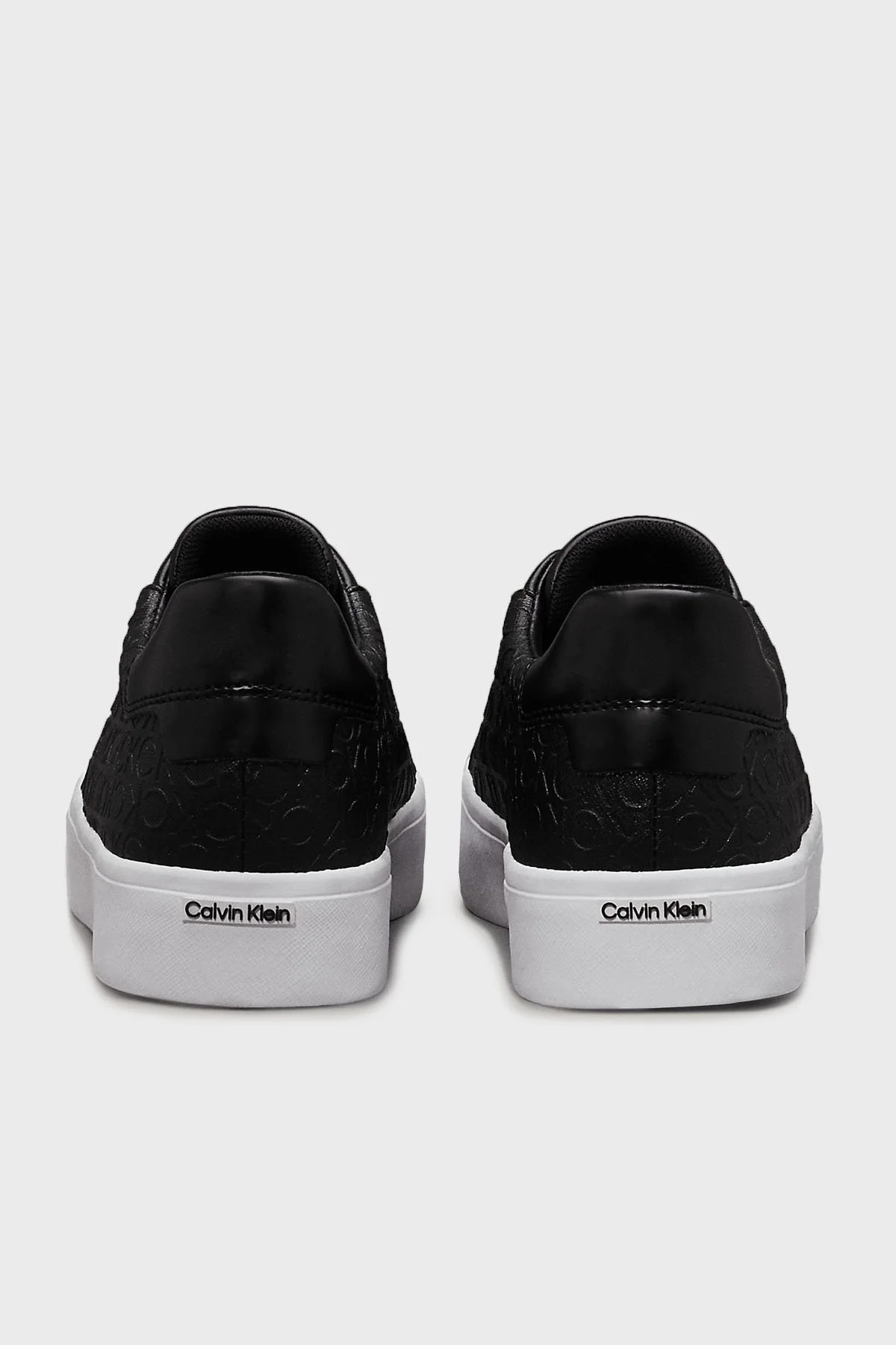 Calvin Klein Deri Logolu Sneaker HW0HW02219BEH Bayan Ayakkabı HW0HW02219 BEH SİYAH - 5