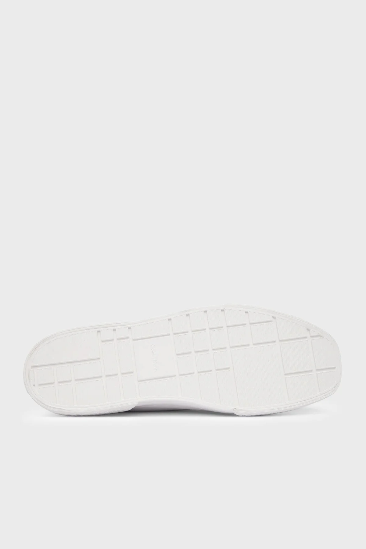 Calvin Klein Deri Logolu Sneaker HW0HW030770K4 Kadın Ayakkabı HW0HW03077 0K4 BEYAZ - 5