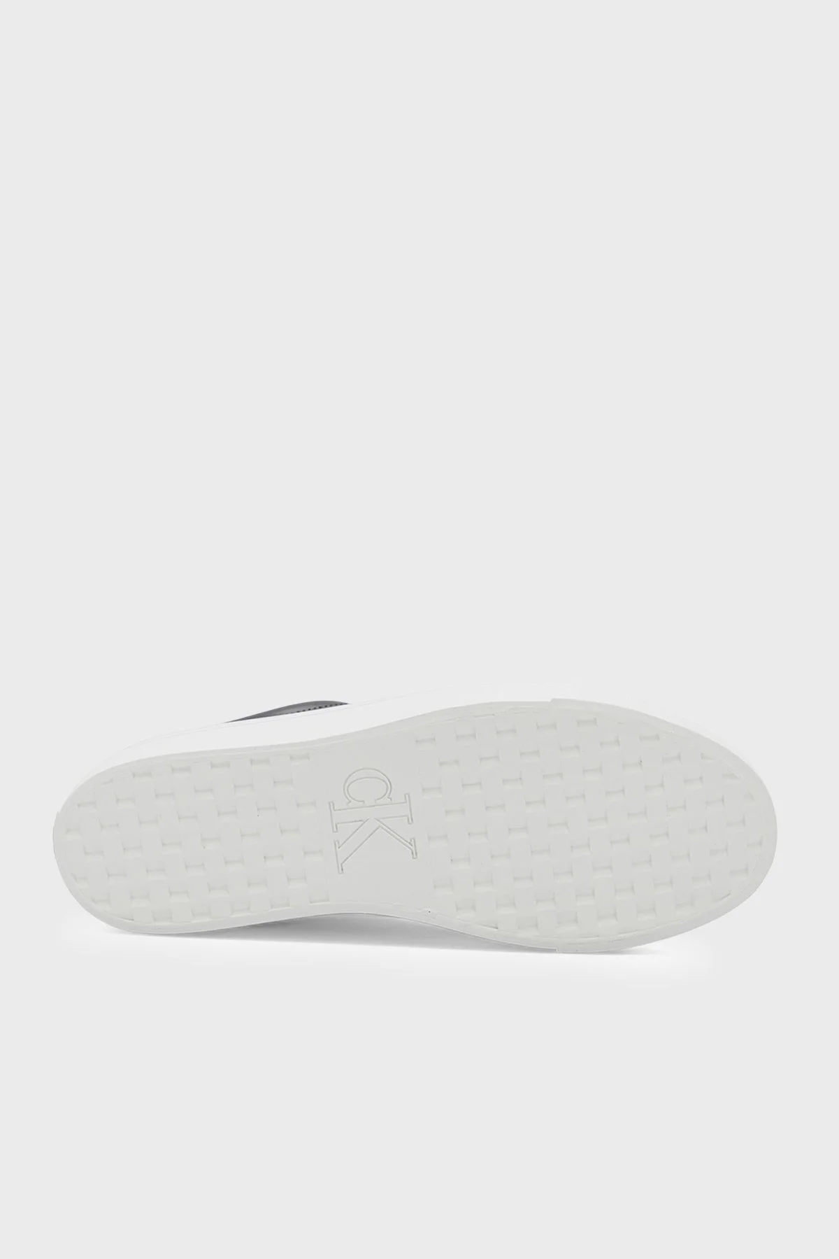 Calvin Klein Deri Logolu Sneaker HW0HW03159BDS Kadın Ayakkabı HW0HW03159 BDS Siyah - 5
