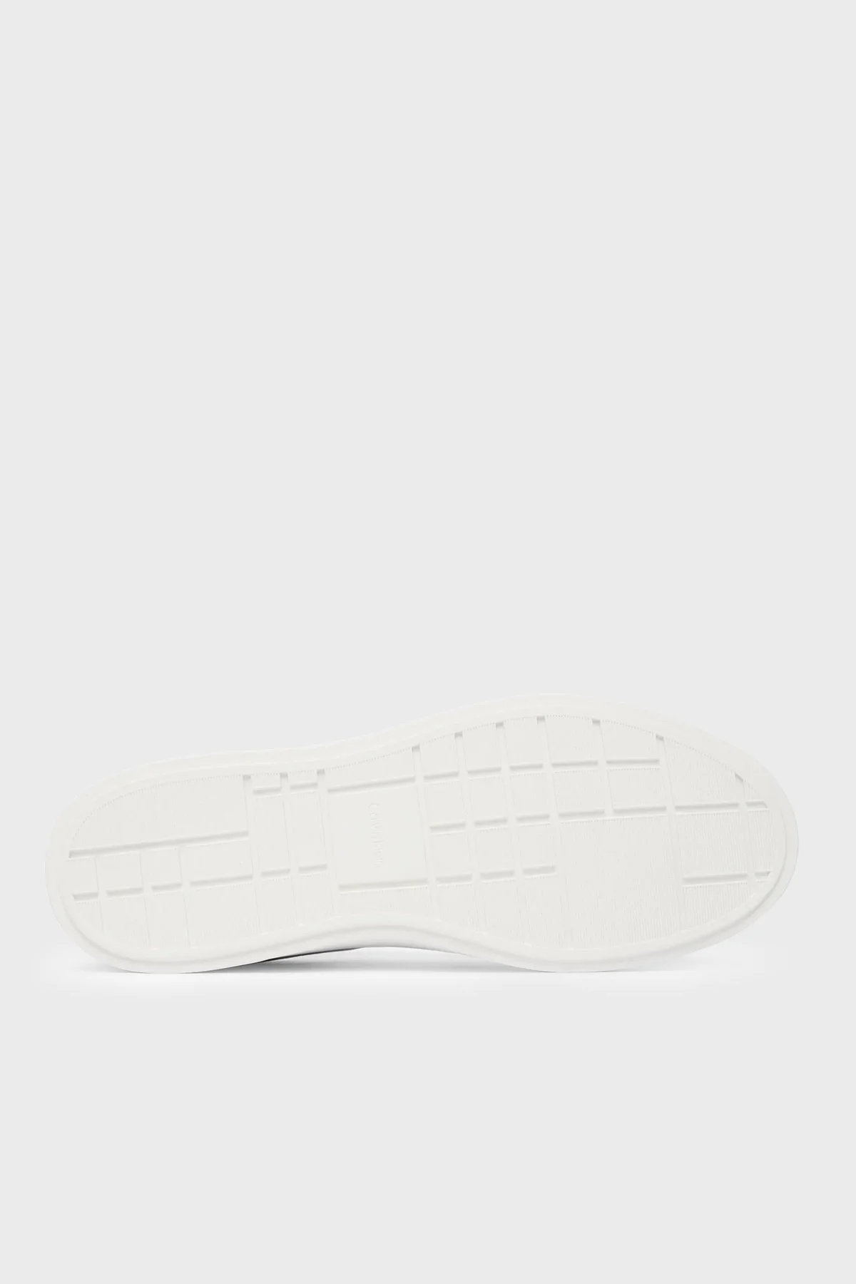 Calvin Klein Deri Logolu Sneaker HW0HW03289PE6 Kadın Ayakkabı HW0HW03289 PE6 GRİ - 5