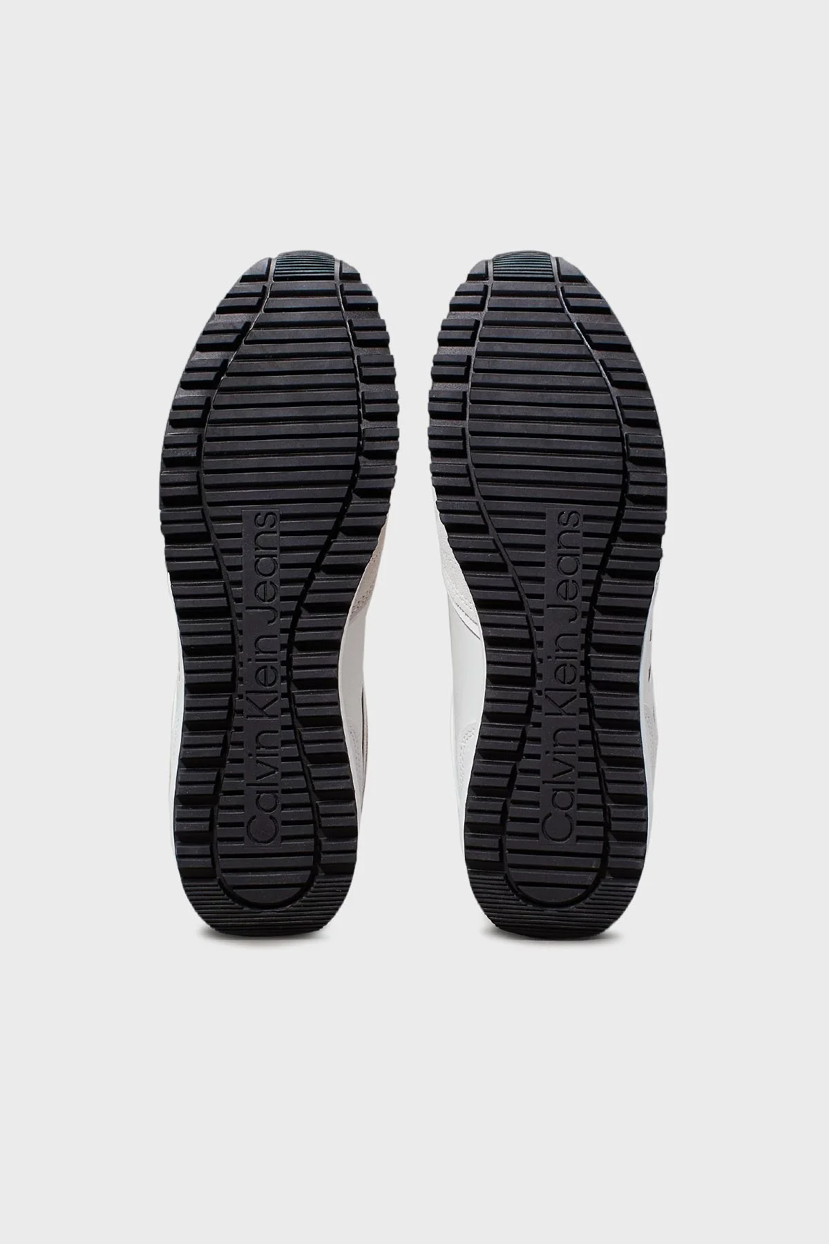 Calvin Klein Deri Logolu Sneaker YM0YM0062401W Erkek Ayakkabı YM0YM00624 01W BEYAZ-SİYAH - 7