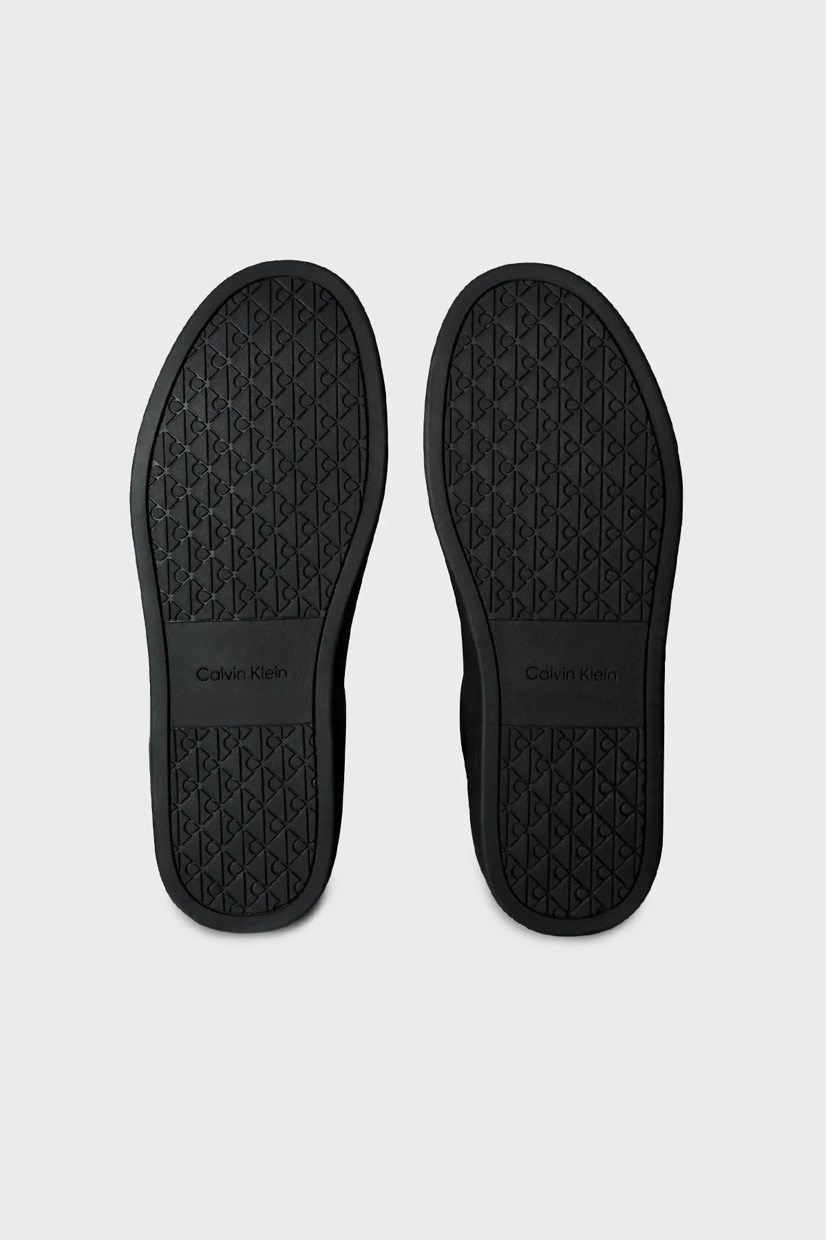 Calvin Klein Deri Logolu Sneaker YM0YM014350GJ Erkek Ayakkabı YM0YM01435 0GJ SİYAH - 6