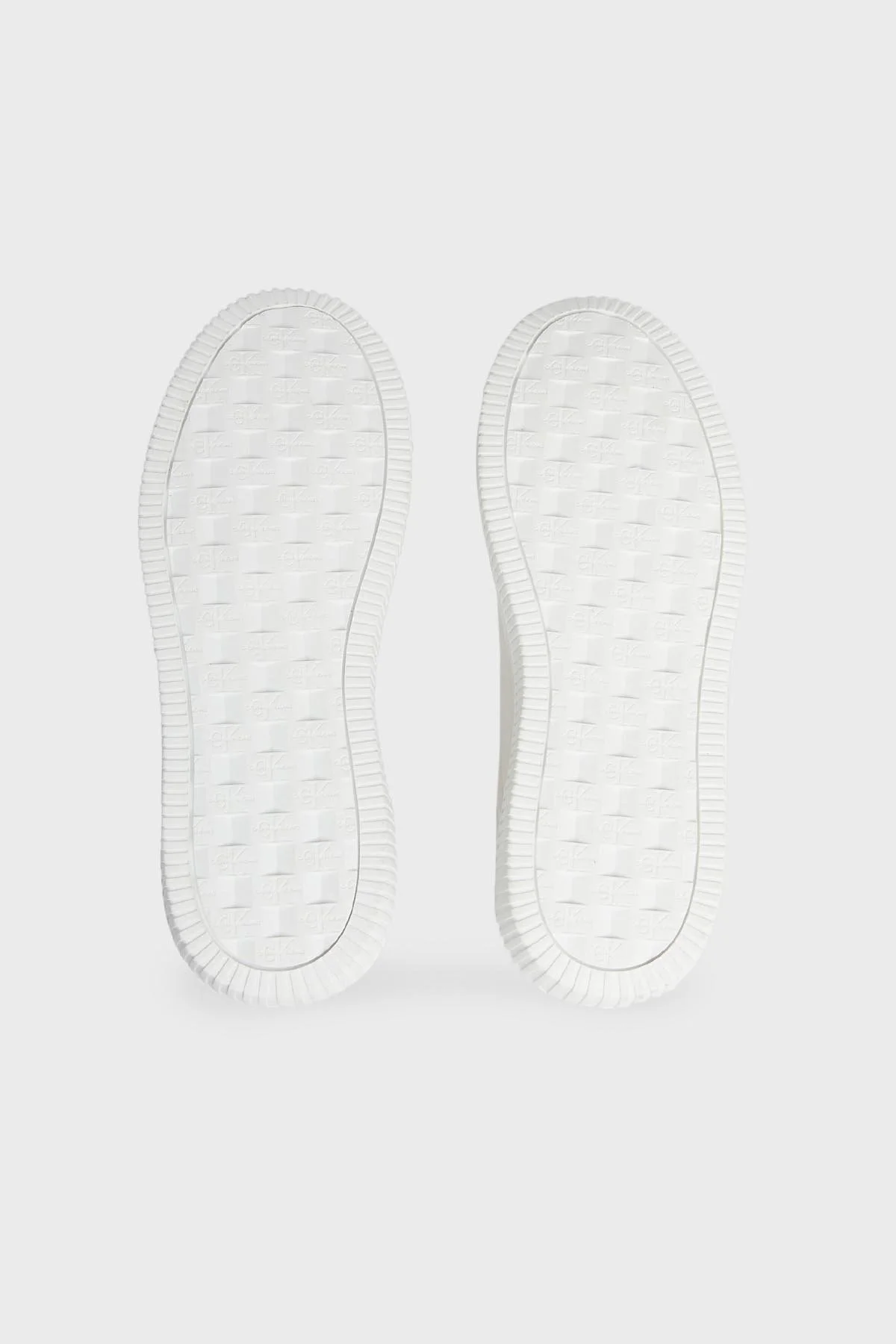 Calvin Klein Deri Logolu Sneaker YW0YW008230LB Bayan Ayakkabı YW0YW00823 0LB BEYAZ-SİYAH - 12