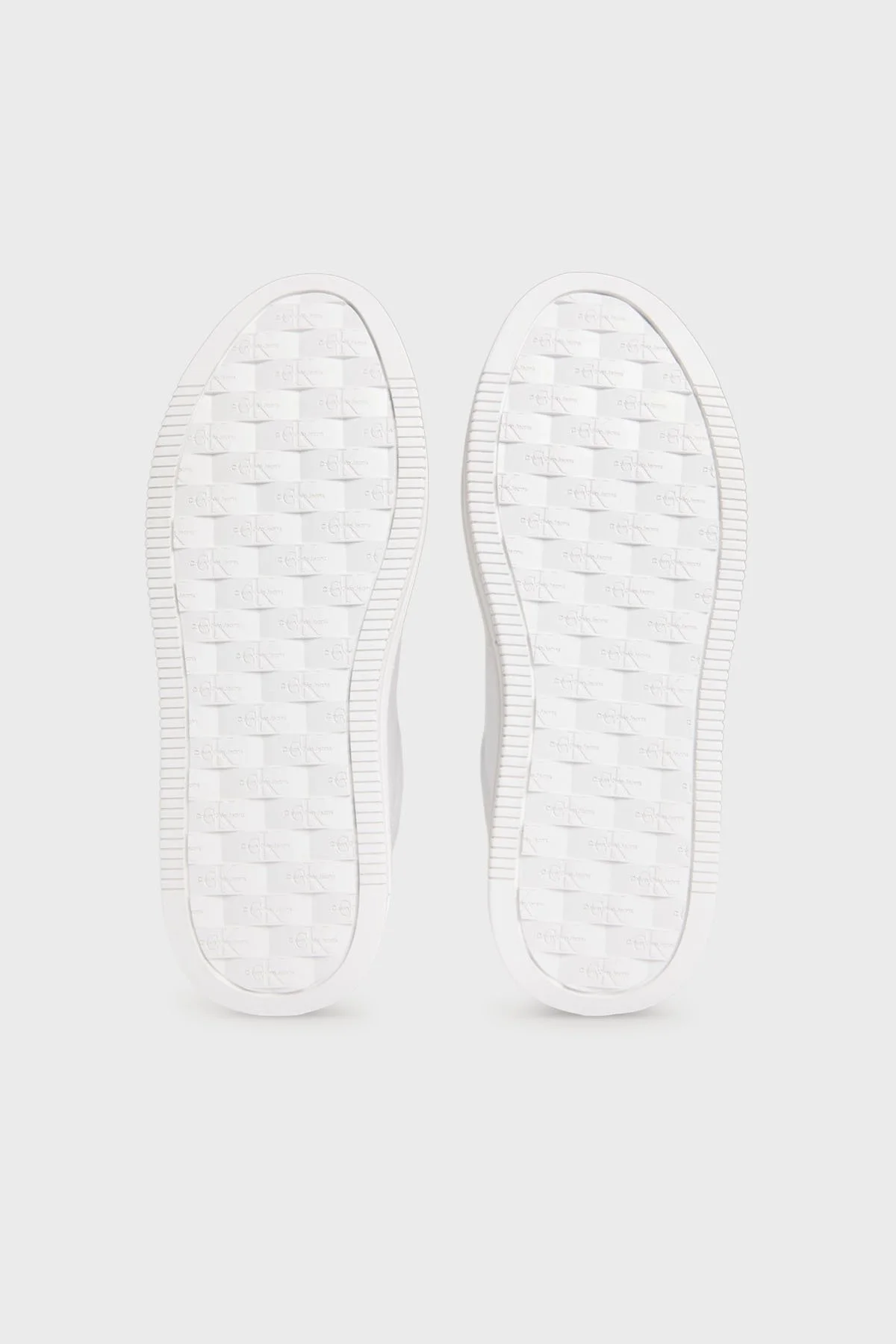 Calvin Klein Deri Platform Sneaker YW0YW0187801W Bayan Ayakkabı YW0YW01878 01W BEYAZ-SİYAH - 5
