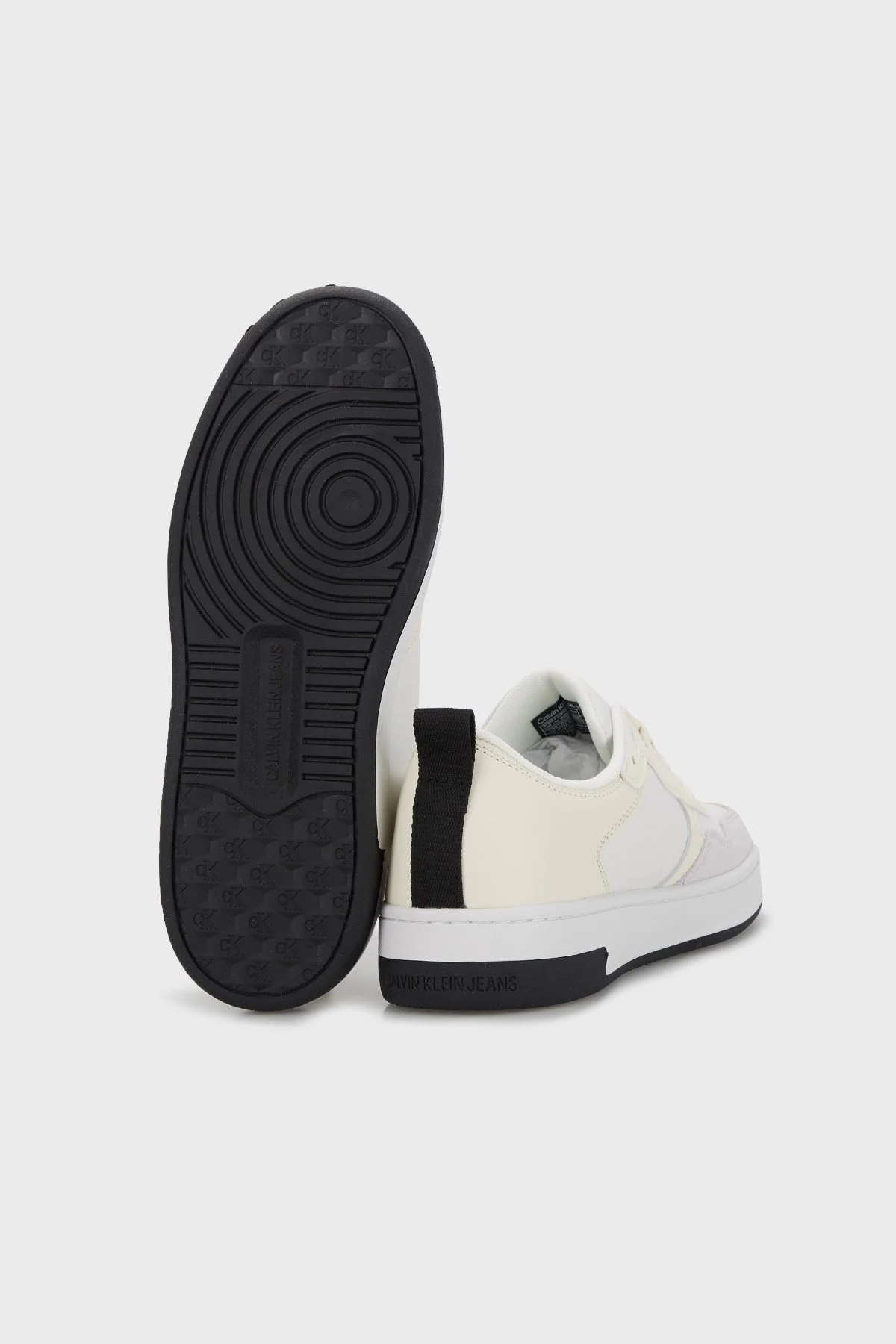 Calvin Klein Deri Sneaker Bayan Ayakkabı YW0YW00876 0F4 BEYAZ - 4