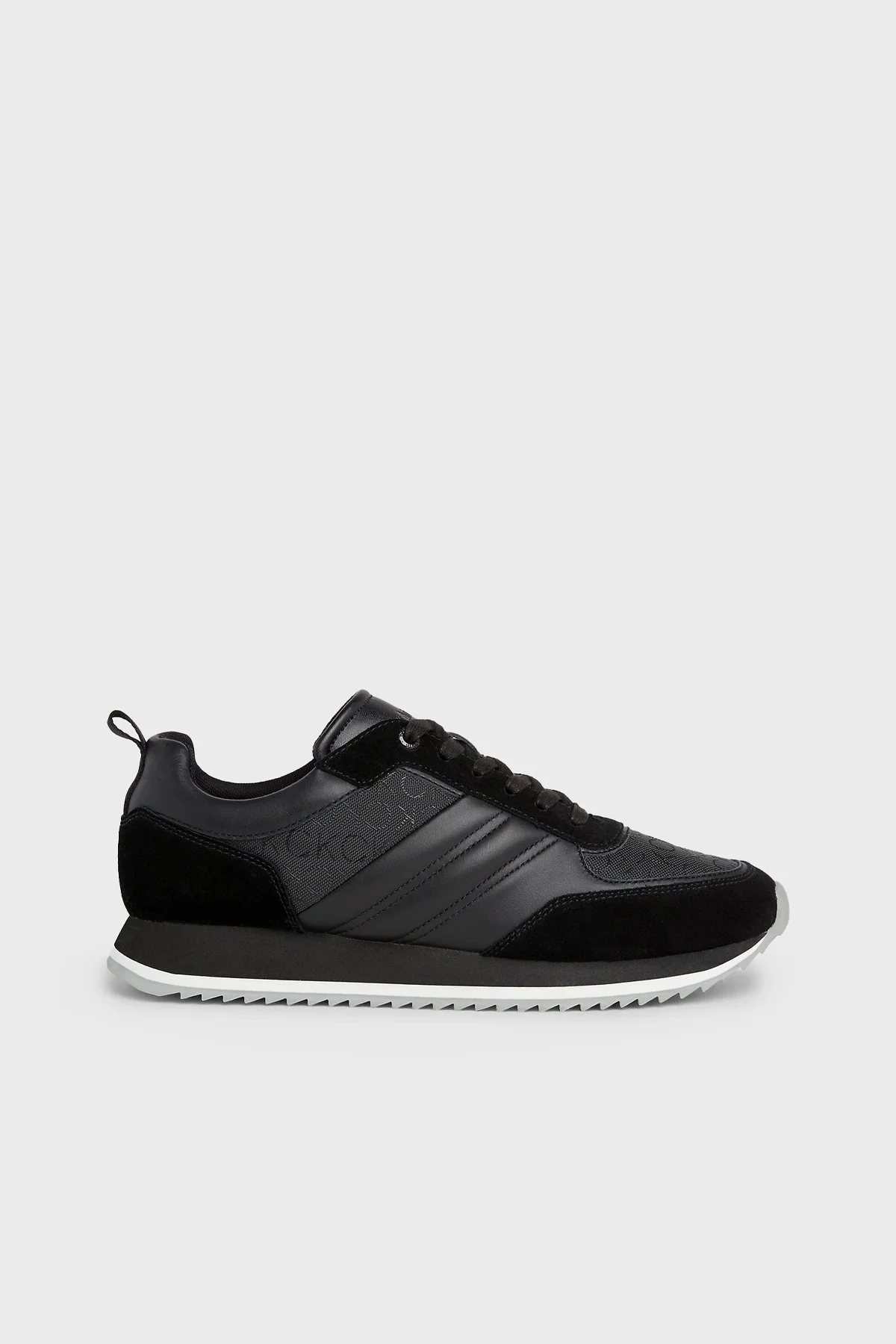 Calvin Klein Deri Sneaker HM0HM0142301J Erkek Ayakkabı HM0HM01423 01J SİYAH - 1